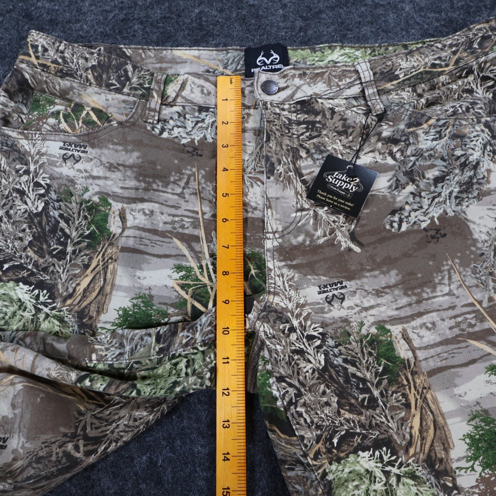 Realtree Camo Women's Stretch Pants 18 Brown Max-1 Hunting Outdoor - Thumbnail 5