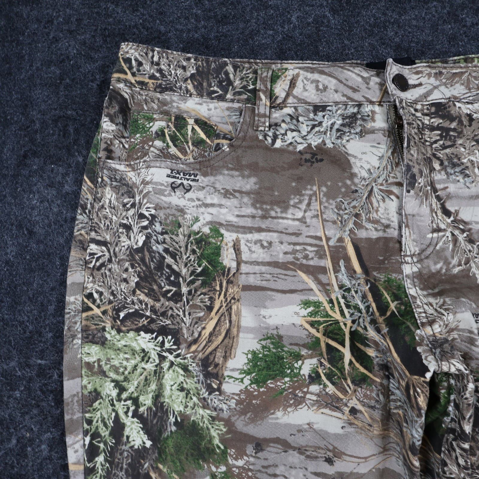Realtree Camo Women's Stretch Pants 18 Brown Max-1 Hunting Outdoor - Thumbnail 10