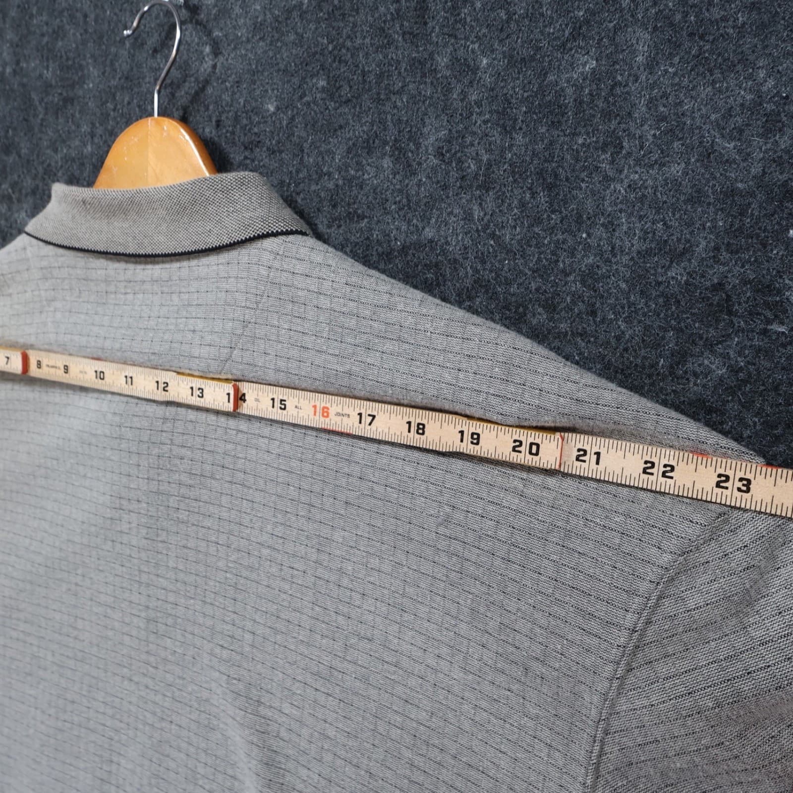 Marc Edwards Polo Shirt Mens XL Gray Excellent Swift-Dry Textured Pocket Short S - Thumbnail 6