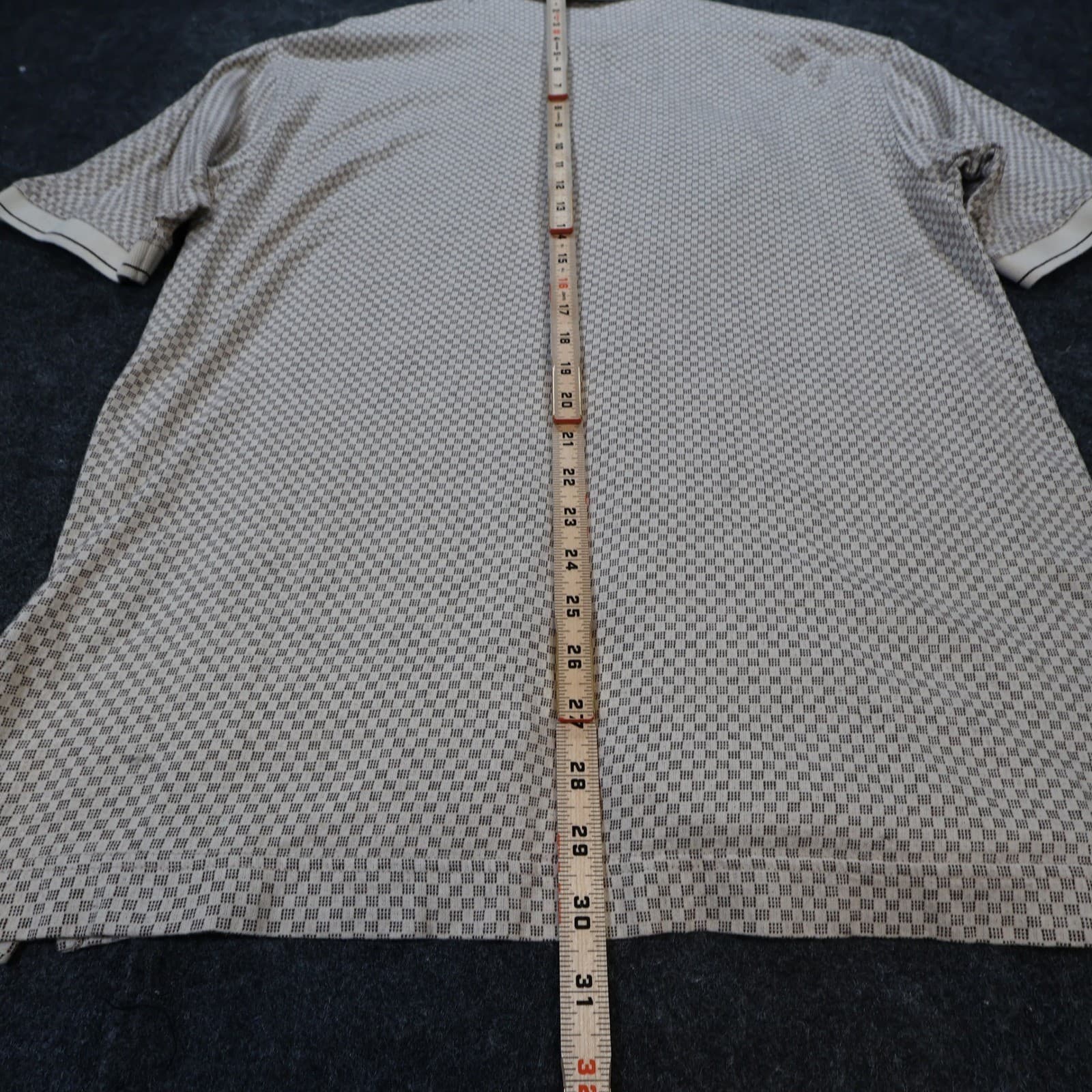 Dockers Golf Polo Mens Medium Beige Excellent Short Sleeve Mercerized Cotton - Thumbnail 6