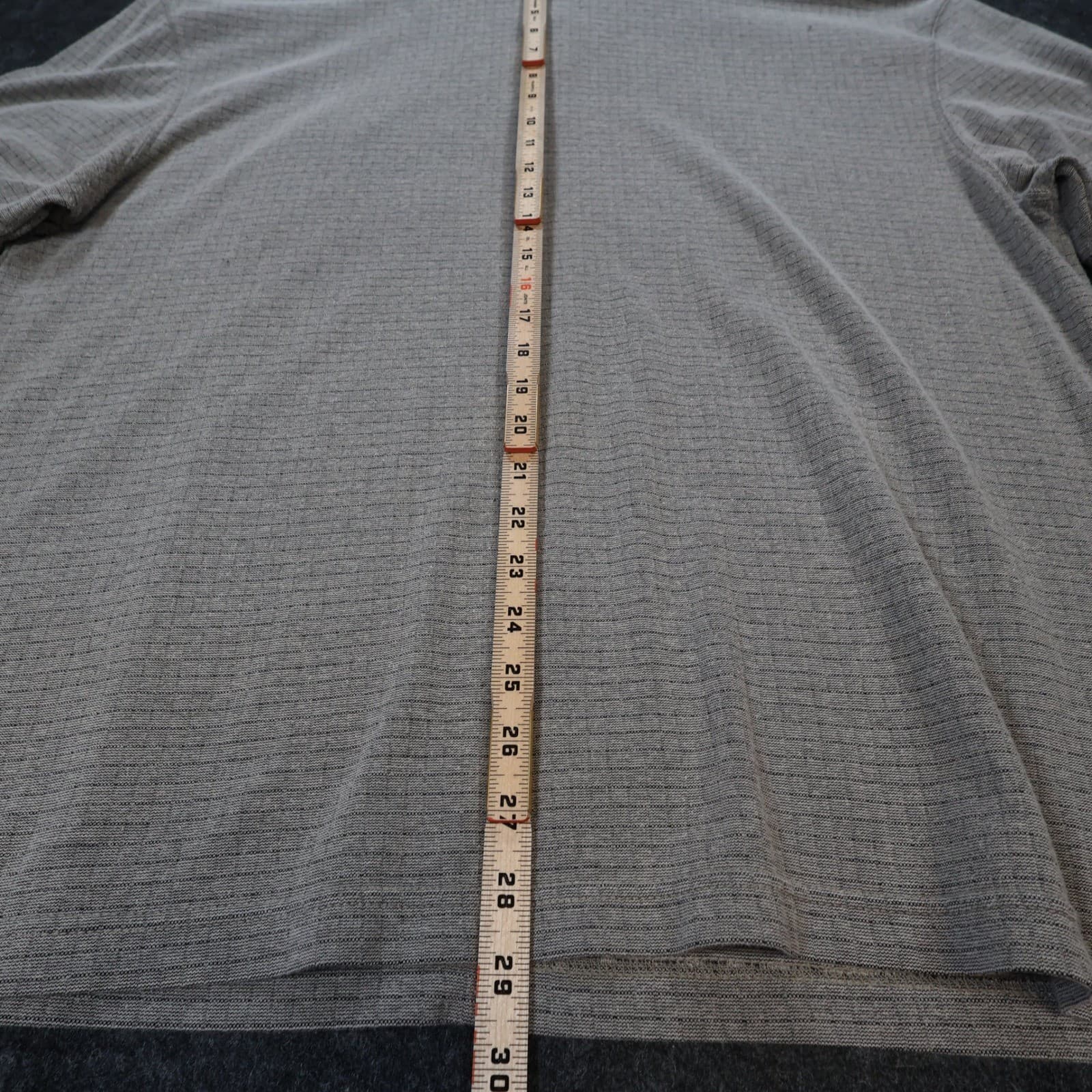 Marc Edwards Polo Shirt Mens XL Gray Excellent Swift-Dry Textured Pocket Short S - Thumbnail 5