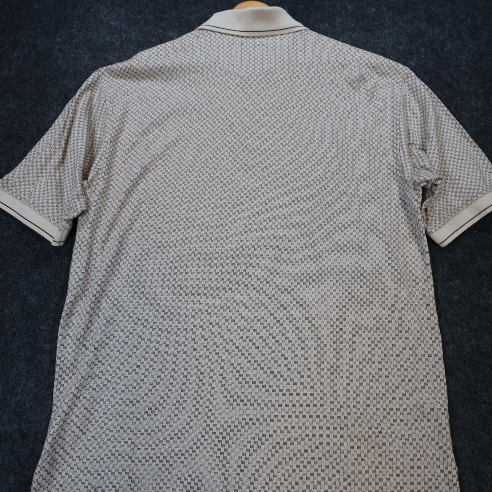 Dockers Golf Polo Mens Medium Beige Excellent Short Sleeve Mercerized Cotton - Thumbnail 10