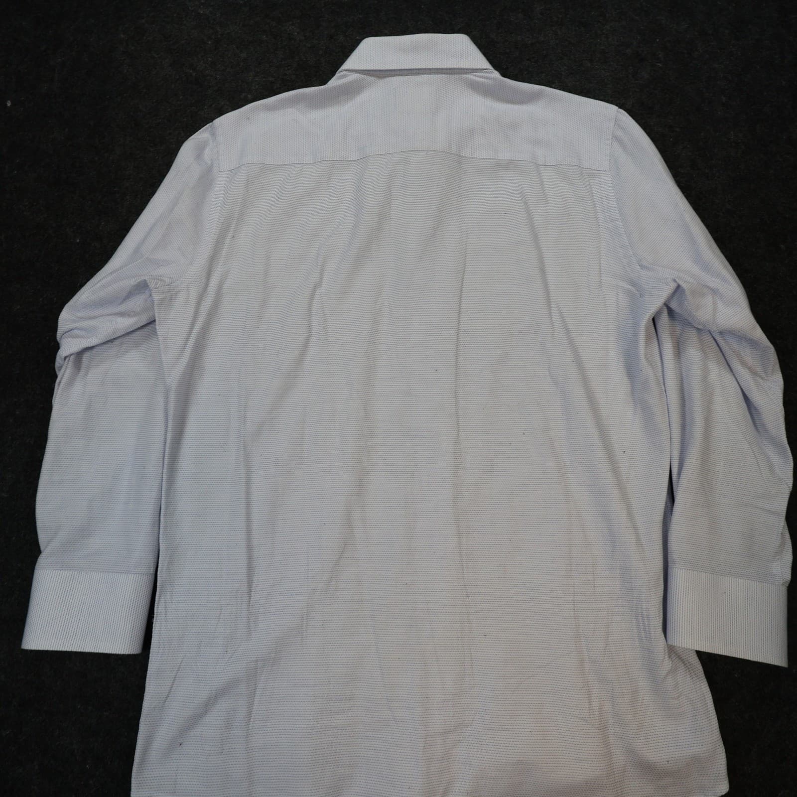 The Savile Row Company Dress Shirt Mens 16 32-33 Blue Excellent Slim Fit Cotton - Thumbnail 11