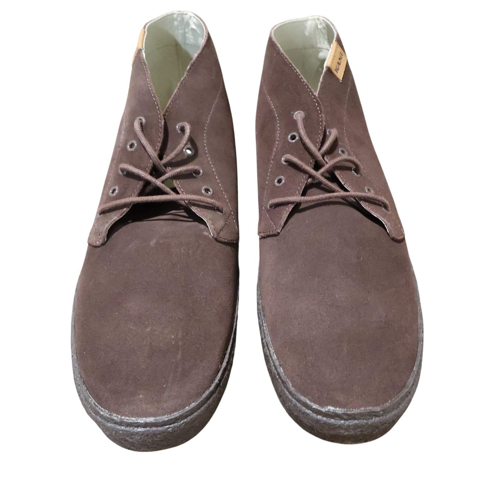 Karl Kani Delancy Boots Mens 13 Brown Excellent Suede Chukka - Thumbnail 2