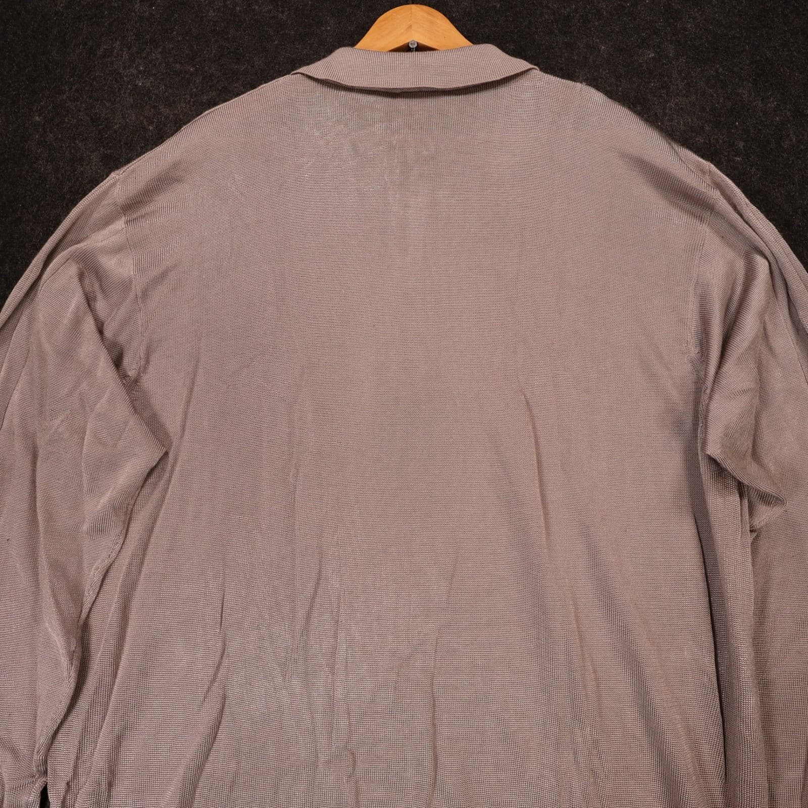 Axist Knit Polo Shirt Mens XL Tan New Ribbed Texture 1615-052226 - Thumbnail 4