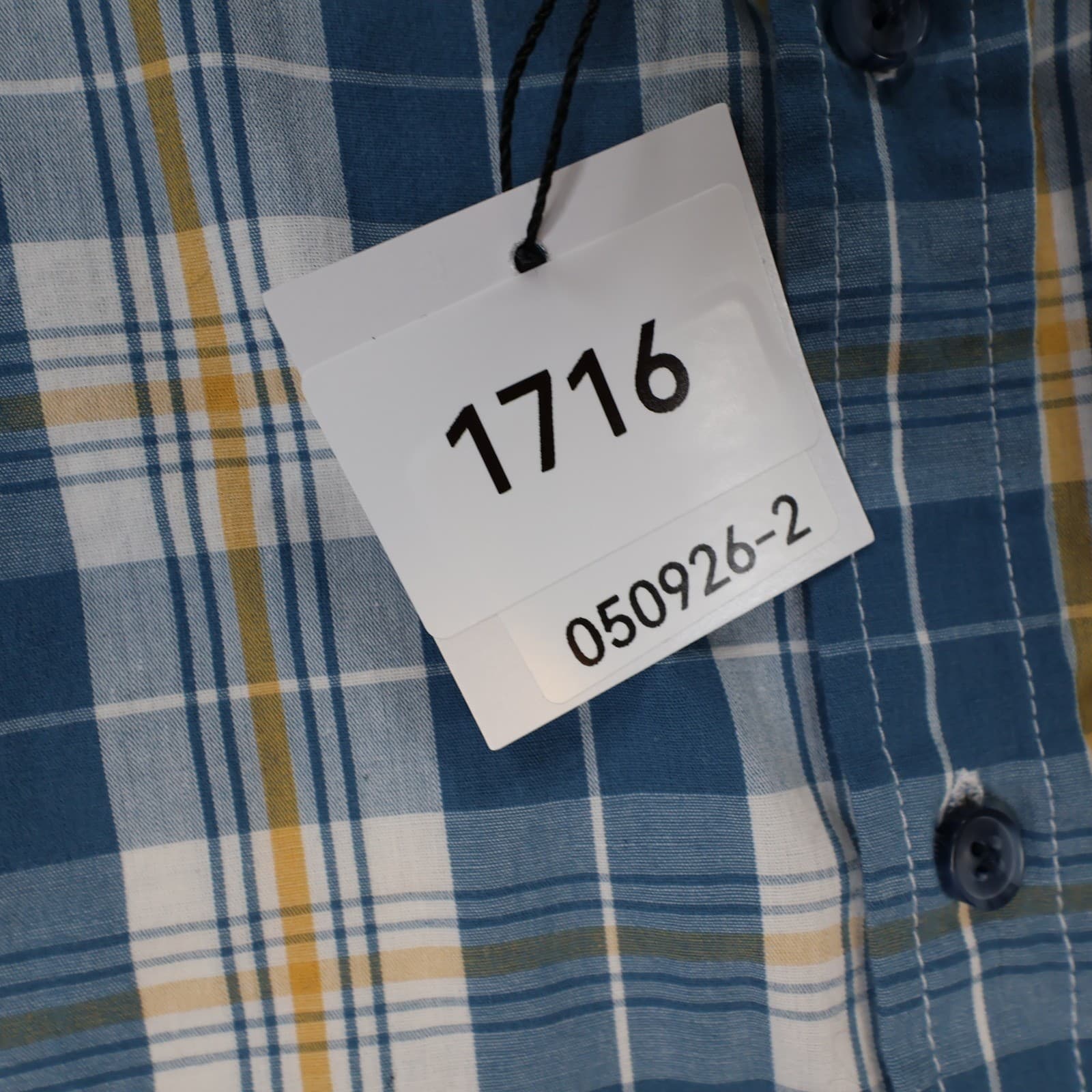 Lee Button Up Mens XXXL Blue Plaid Excellent Stretch Regular Fit Long Sleeve - Thumbnail 12