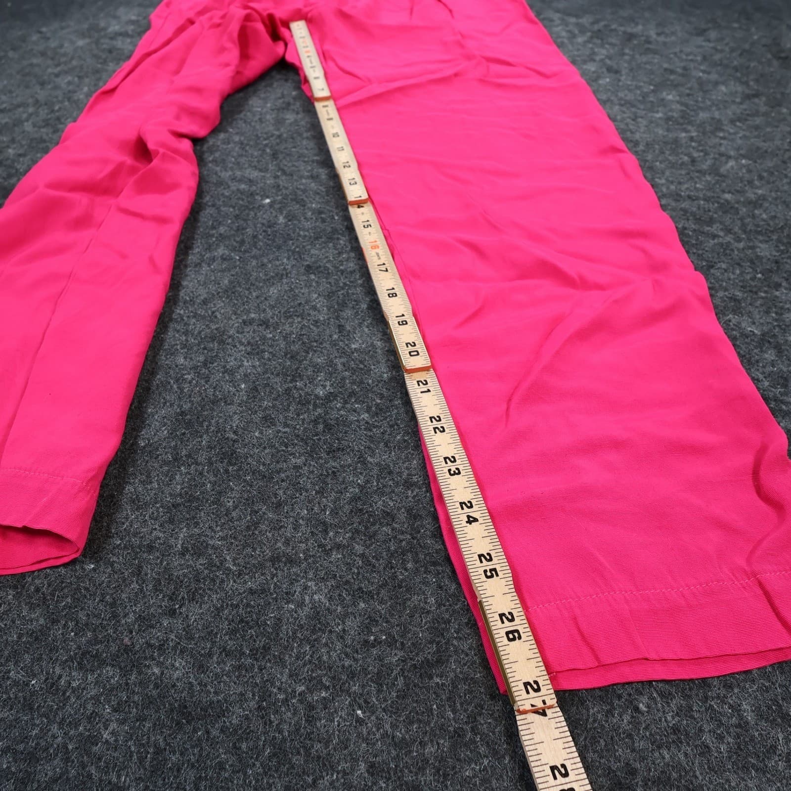International Fashion Tapered Pants Womens S Pink Rayon High Rise Vintage 80s - Thumbnail 4