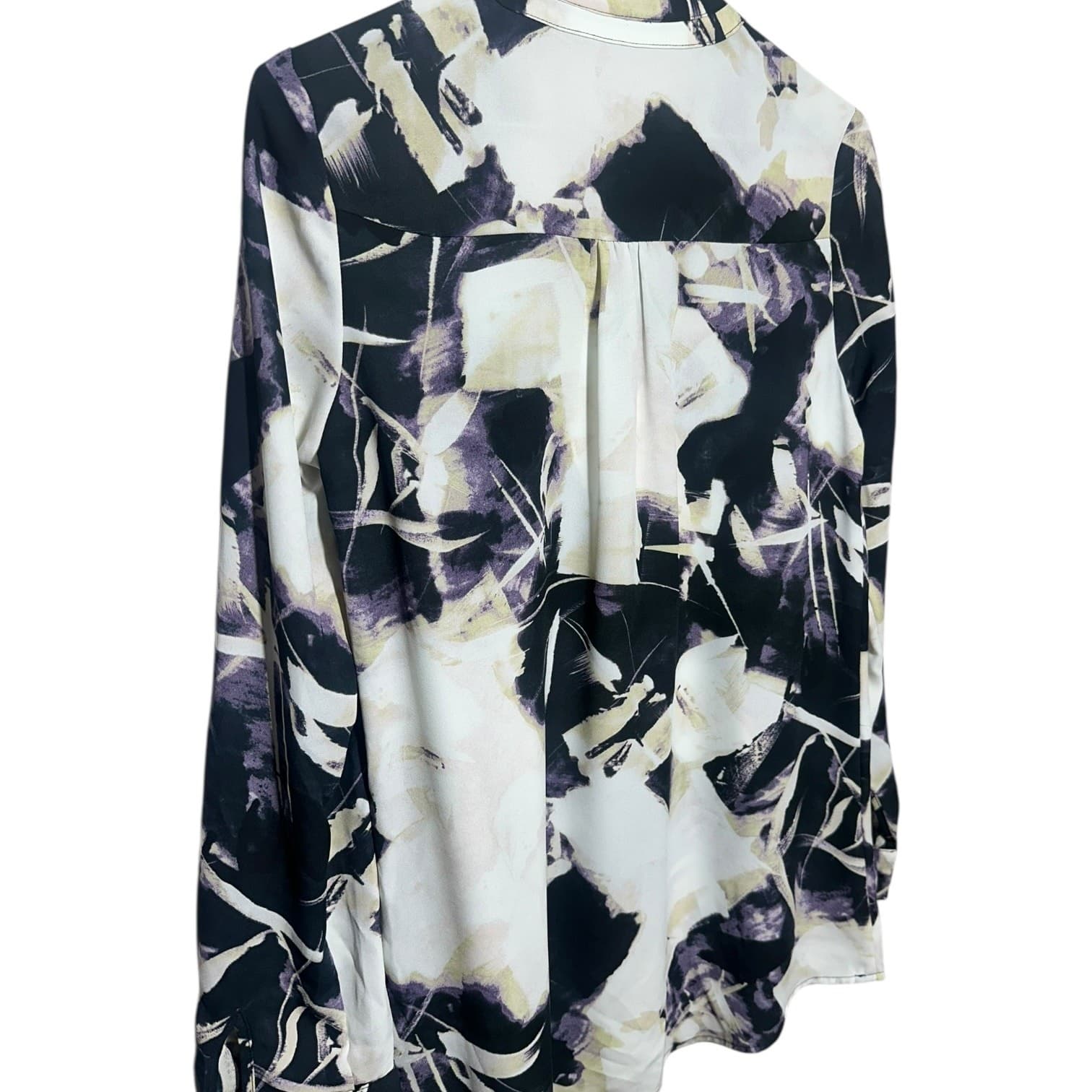 Simply Vera Vera Wang Women's Black, White, Cream Size XS Polyester - Thumbnail 4