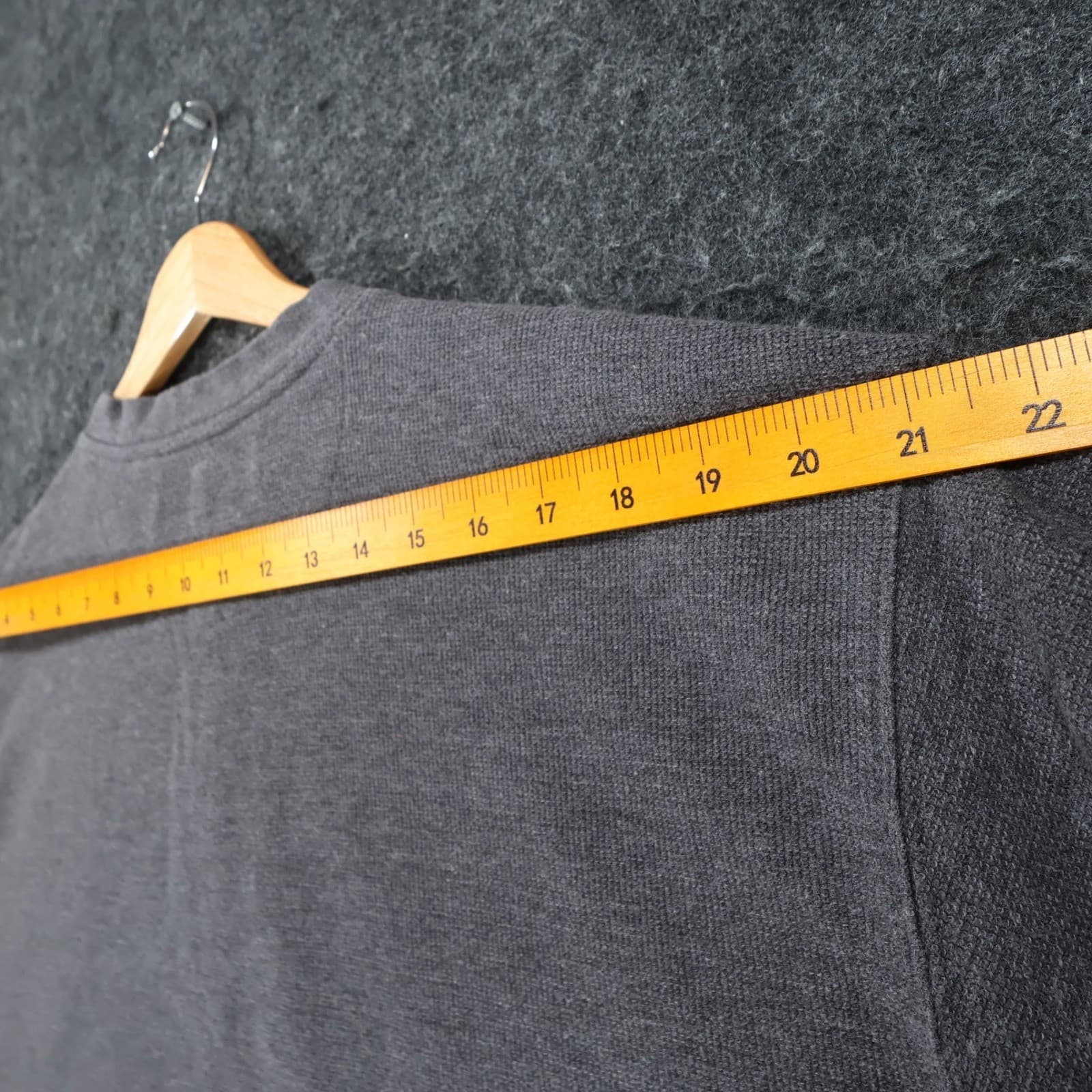 Naturalife Men's XXL Gray Cotton Blend Long Sleeve Henley Shirt - Thumbnail 5