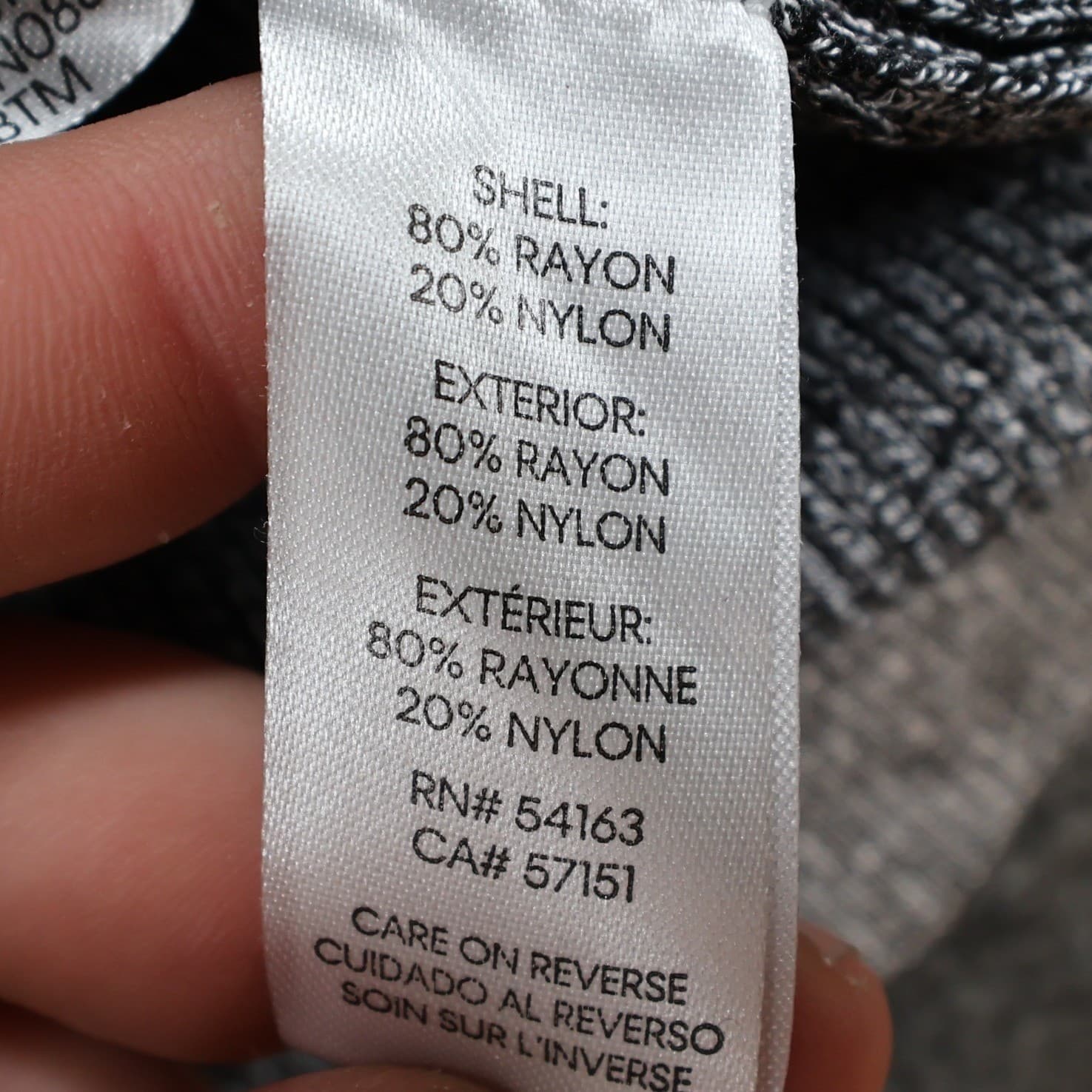 Calvin Klein Turtleneck Sweater Womens S Gray Rayon Ribbed Puff Sleeve Knit Top - Thumbnail 8
