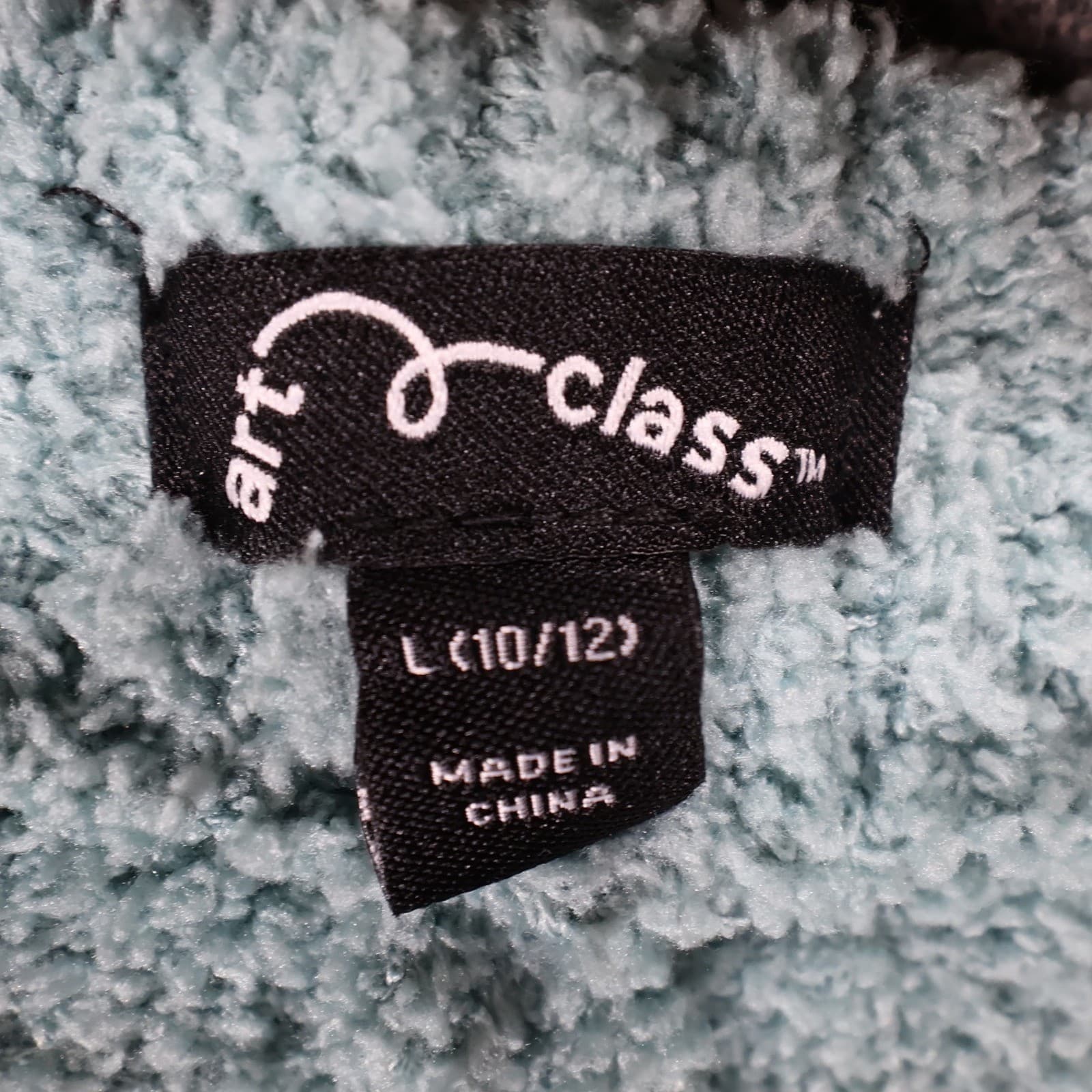 Art Class Fuzzy Pants Girls L (10/12) Light Blue Polyester Flare Lounge Cozy - Thumbnail 7