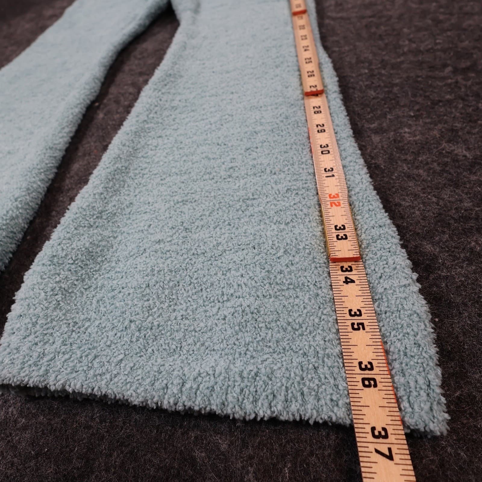 Art Class Fuzzy Pants Girls L (10/12) Light Blue Polyester Flare Lounge Cozy - Thumbnail 3