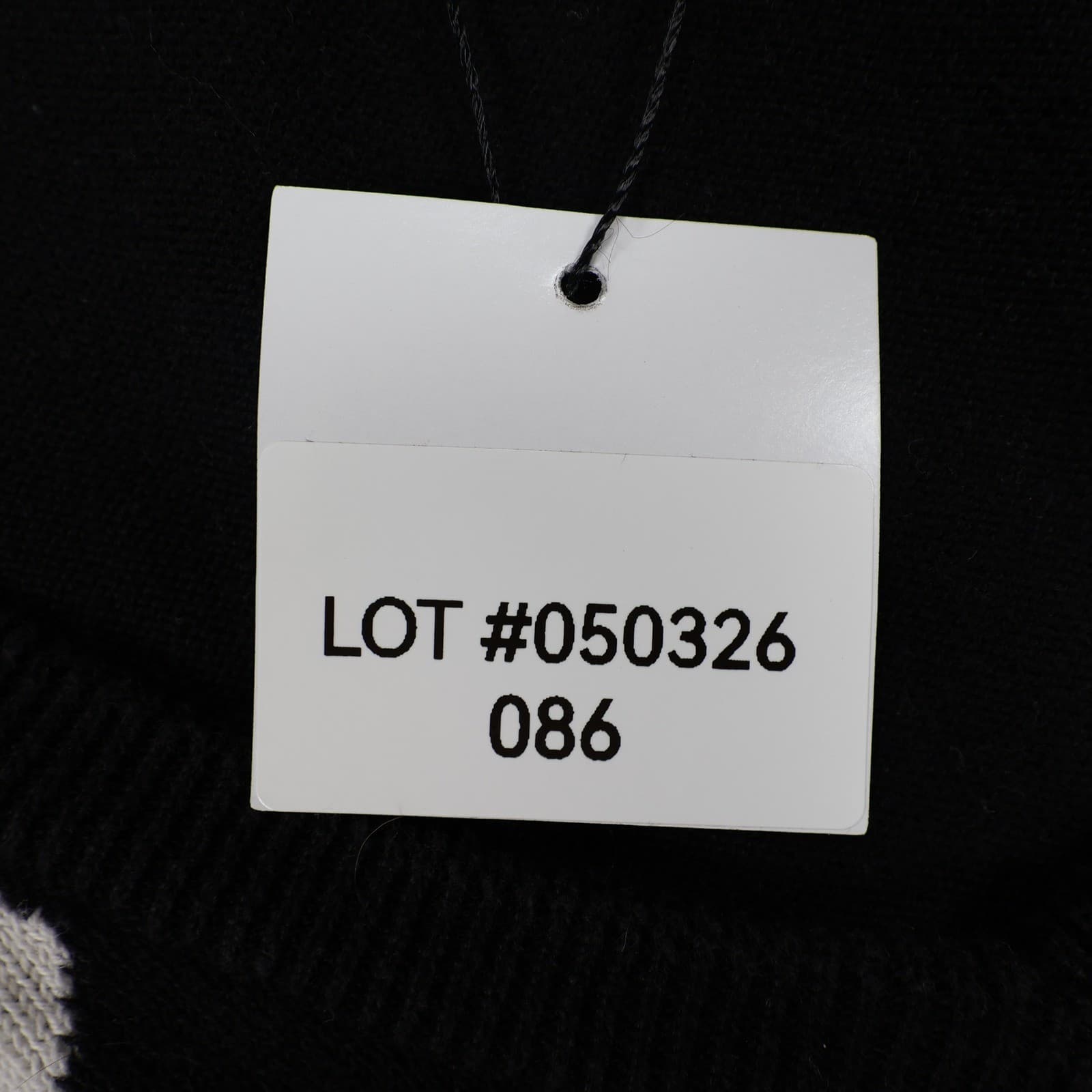 H&M Argyle Sweater Womens Small Black Cotton V-Neck 3/4 Sleeve Preppy Knit Top - Thumbnail 11