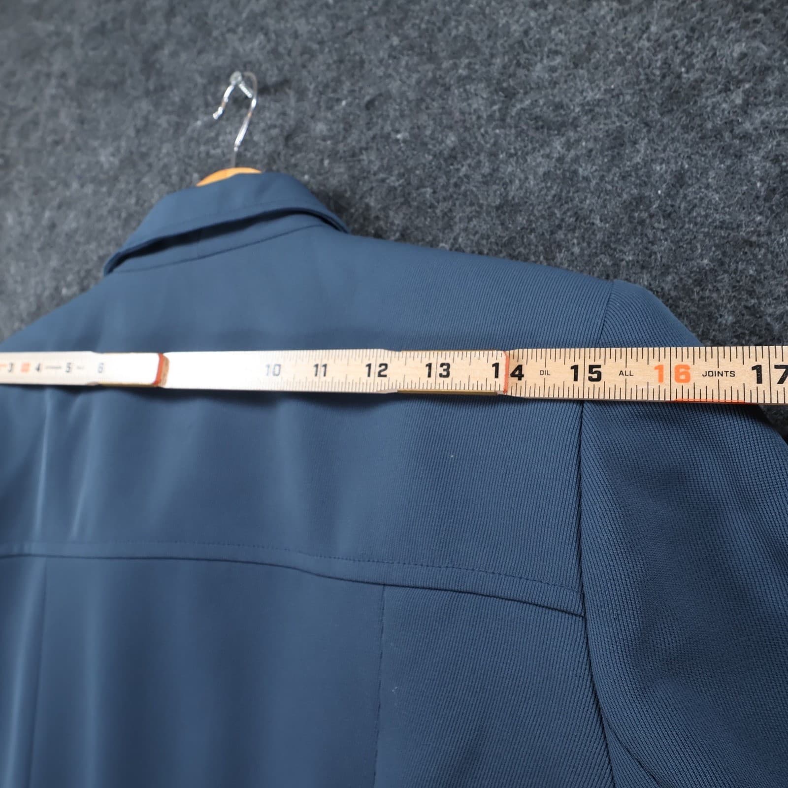 Patrick Petite Zip Up Jacket Womens 4 Blue Vintage Professional Career Minimal - Thumbnail 6