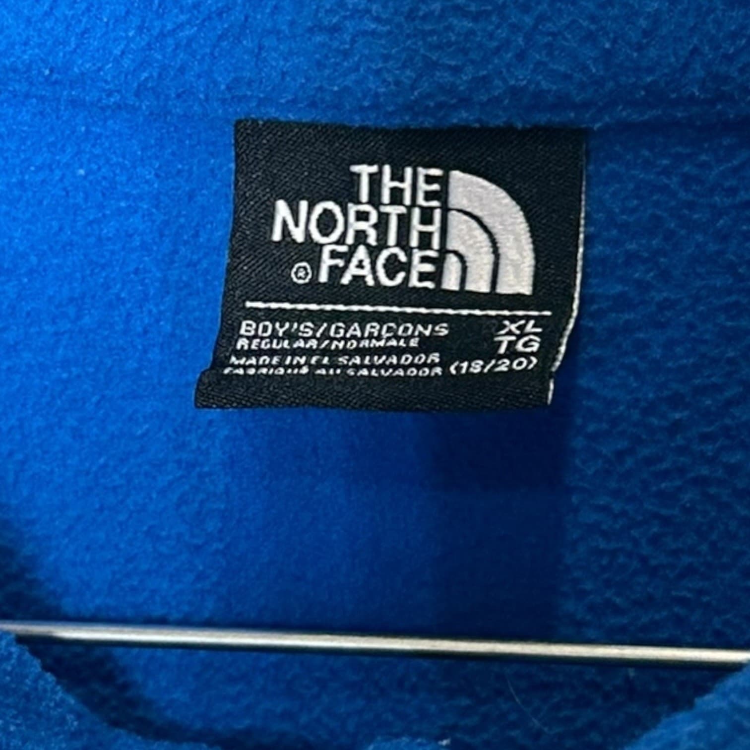 The North Face Women's Women's Blue Fleece Quarter-Zip Boys' XL Blue Polyester - Thumbnail 5