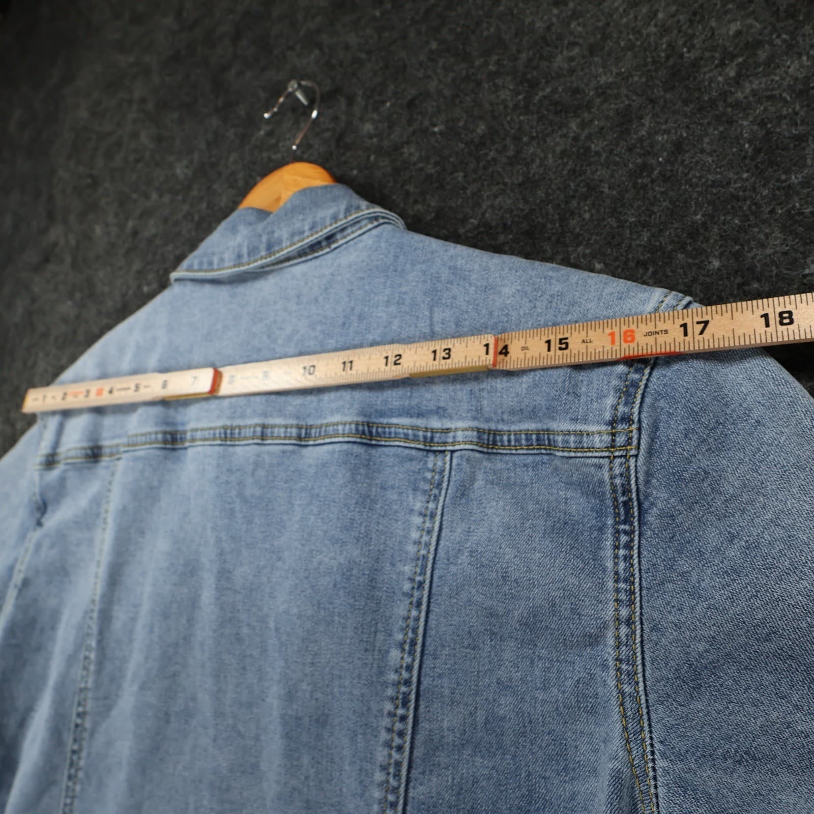 Jeans Romper Womens Small Light Blue Denim Cotton Blend Slim Fit Utility - Thumbnail 10
