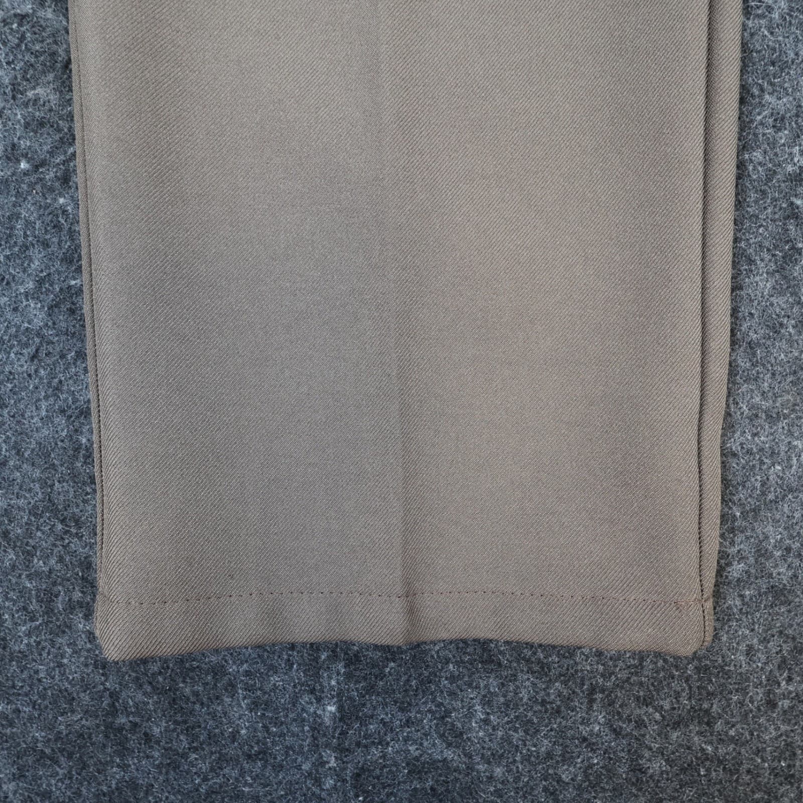 John Blair Dress Slacks Mens 38 Brown Polyester Regular Fit Classic Trousers - Thumbnail 12