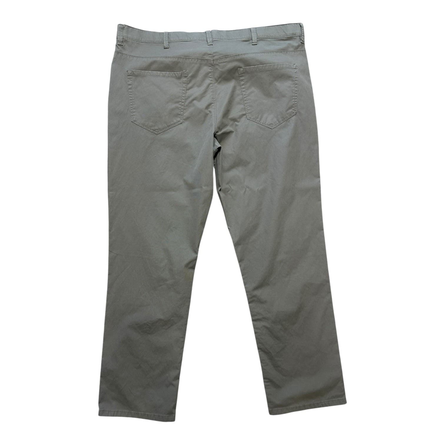 Weatherproof Men's Men's Chino Pants 38x30 Taupe Stretch Taupe Size 38 X 30 - Thumbnail 4
