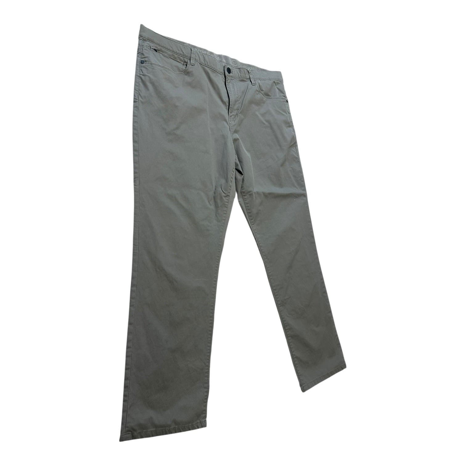 Weatherproof Men's Men's Chino Pants 38x30 Taupe Stretch Taupe Size 38 X 30 - Thumbnail 2
