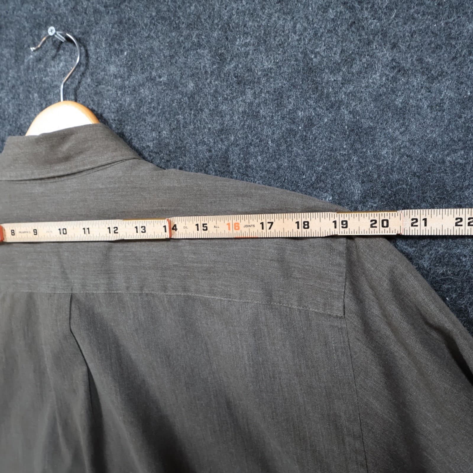 Dockers Button Down Mens LT Brown Excellent Stain Defender Long Sleeve - Thumbnail 6