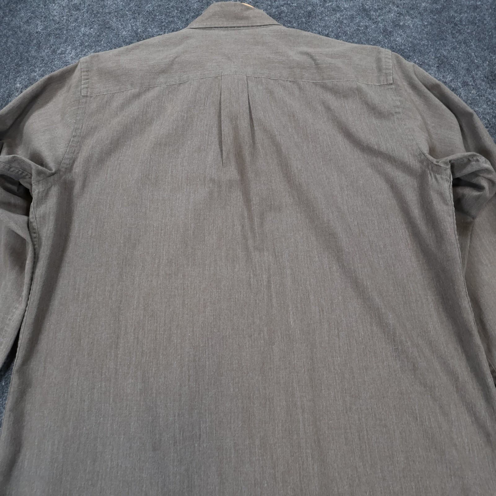 Dockers Button Down Mens LT Brown Excellent Stain Defender Long Sleeve - Thumbnail 11