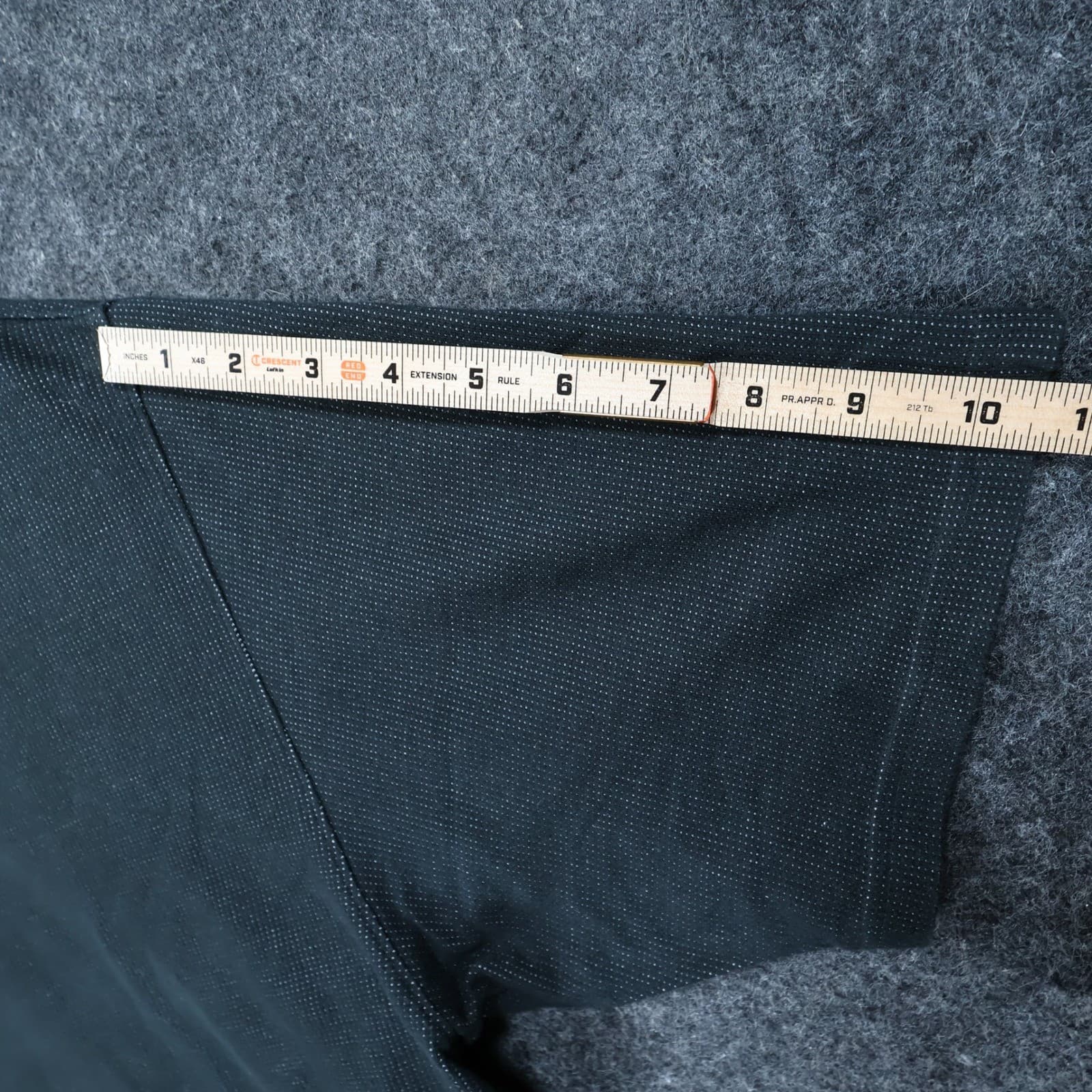 Perry Ellis Polo Mens XL Black Excellent Textured Micro-Dot Short Sleeve - Thumbnail 4