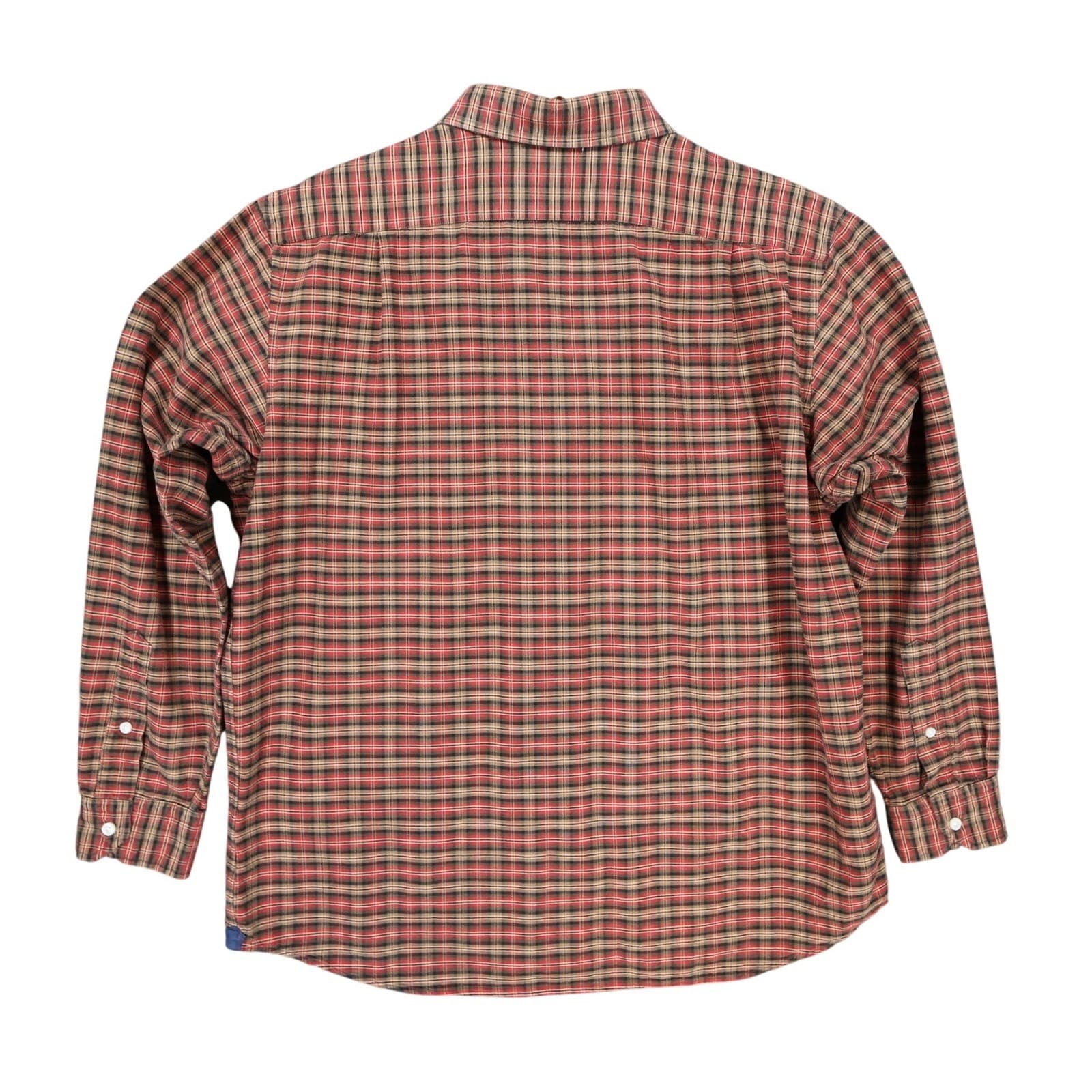 Cremieux Button Down Shirt Mens Large Red Plaid Excellent Plaid Pattern - Thumbnail 2