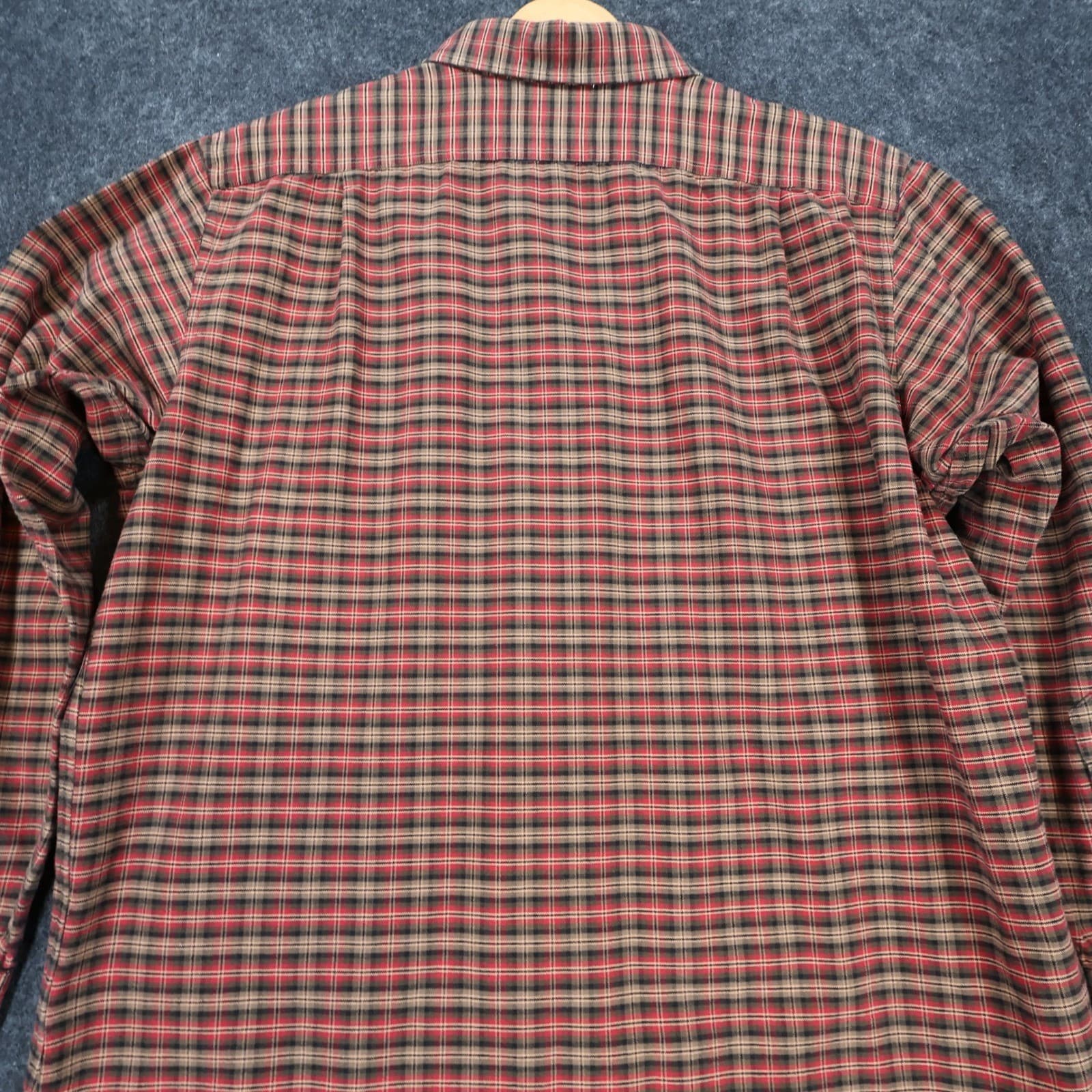 Cremieux Button Down Shirt Mens Large Red Plaid Excellent Plaid Pattern - Thumbnail 11