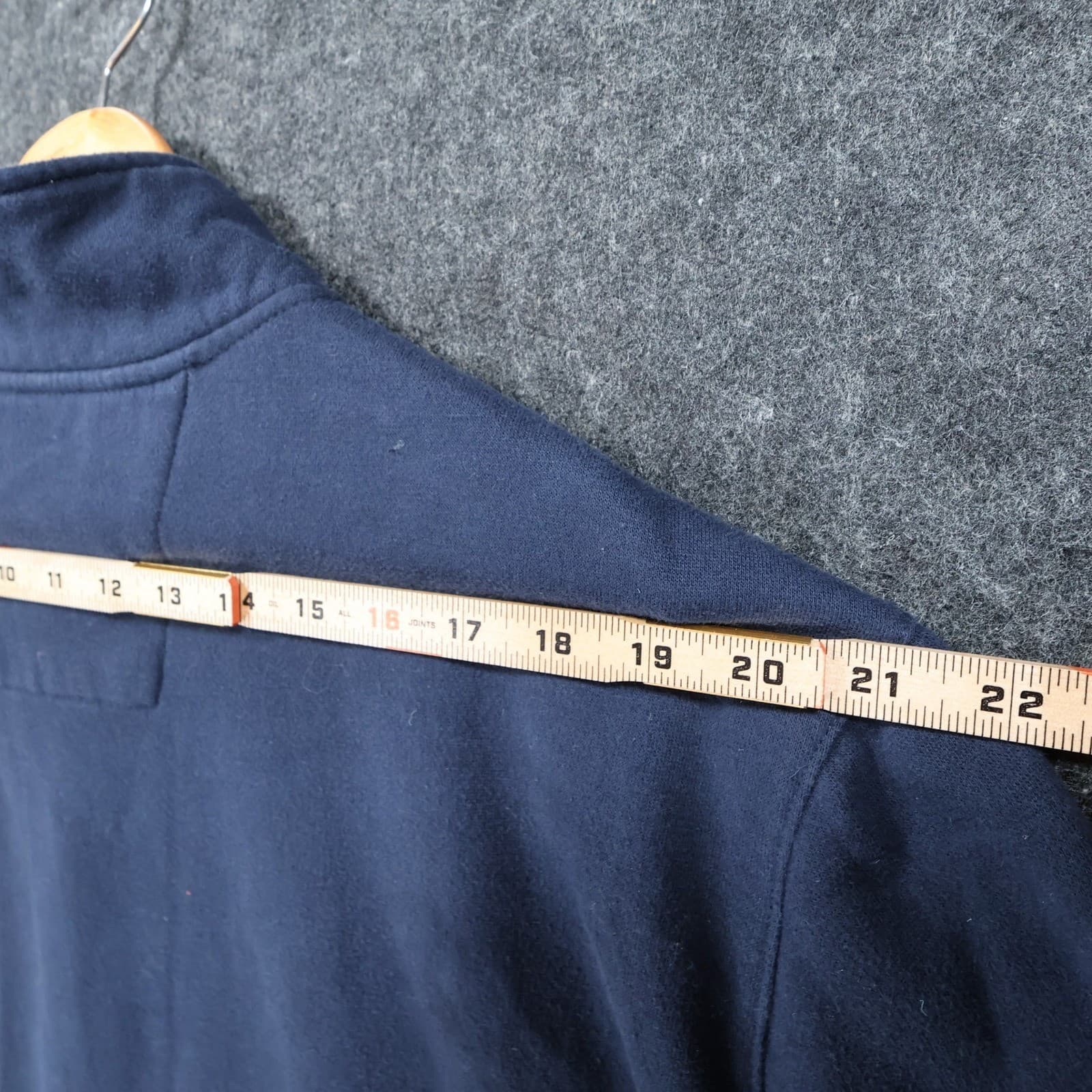 Nautica Quarter Zip Pullover Mens XL Blue Excellent Mock Neck - Thumbnail 6
