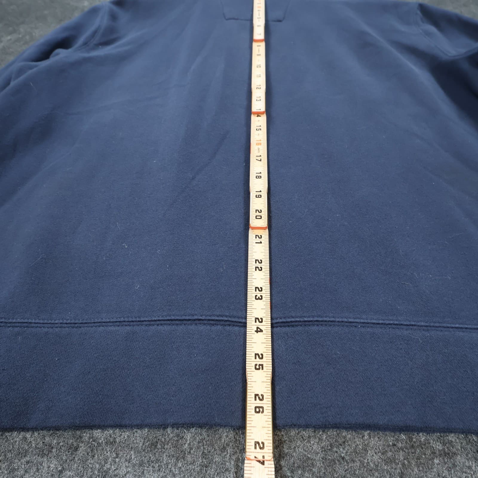 Nautica Quarter Zip Pullover Mens XL Blue Excellent Mock Neck - Thumbnail 5