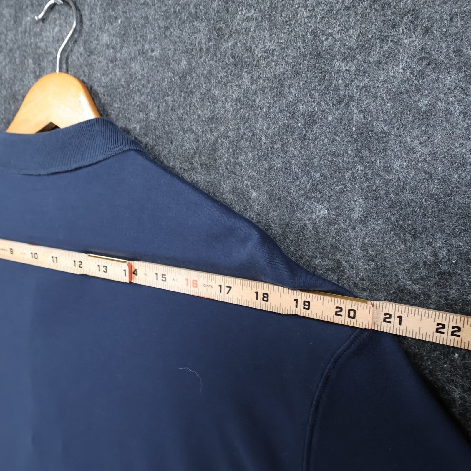 Lands End Polo Mens XL Blue Excellent Pima Cotton Short Sleeve - Thumbnail 6