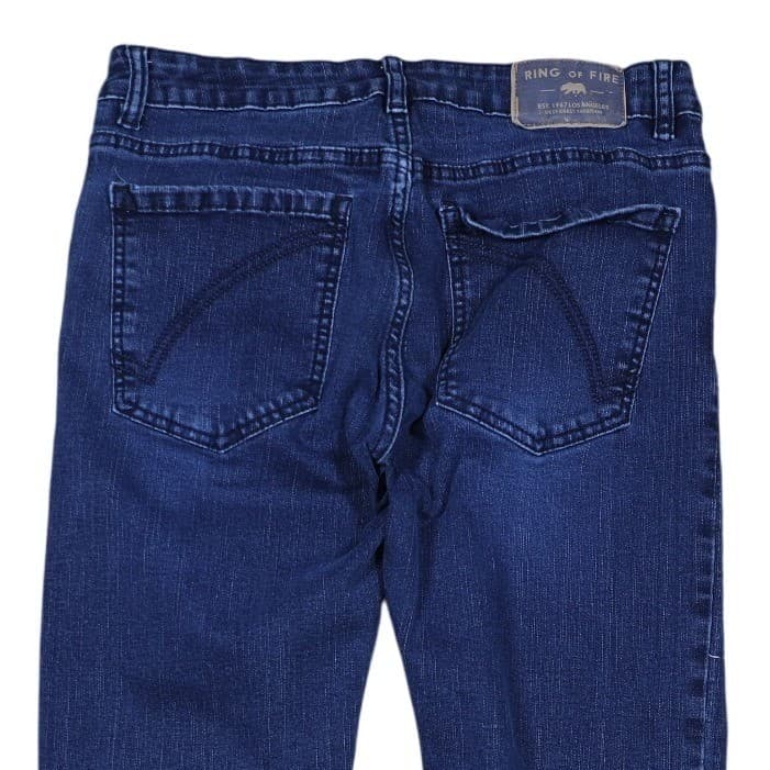 Ring of Fire Slim Fit Dark WaWsh Denim Jeans Men's Size 30 Waist 30 Length - Thumbnail 4