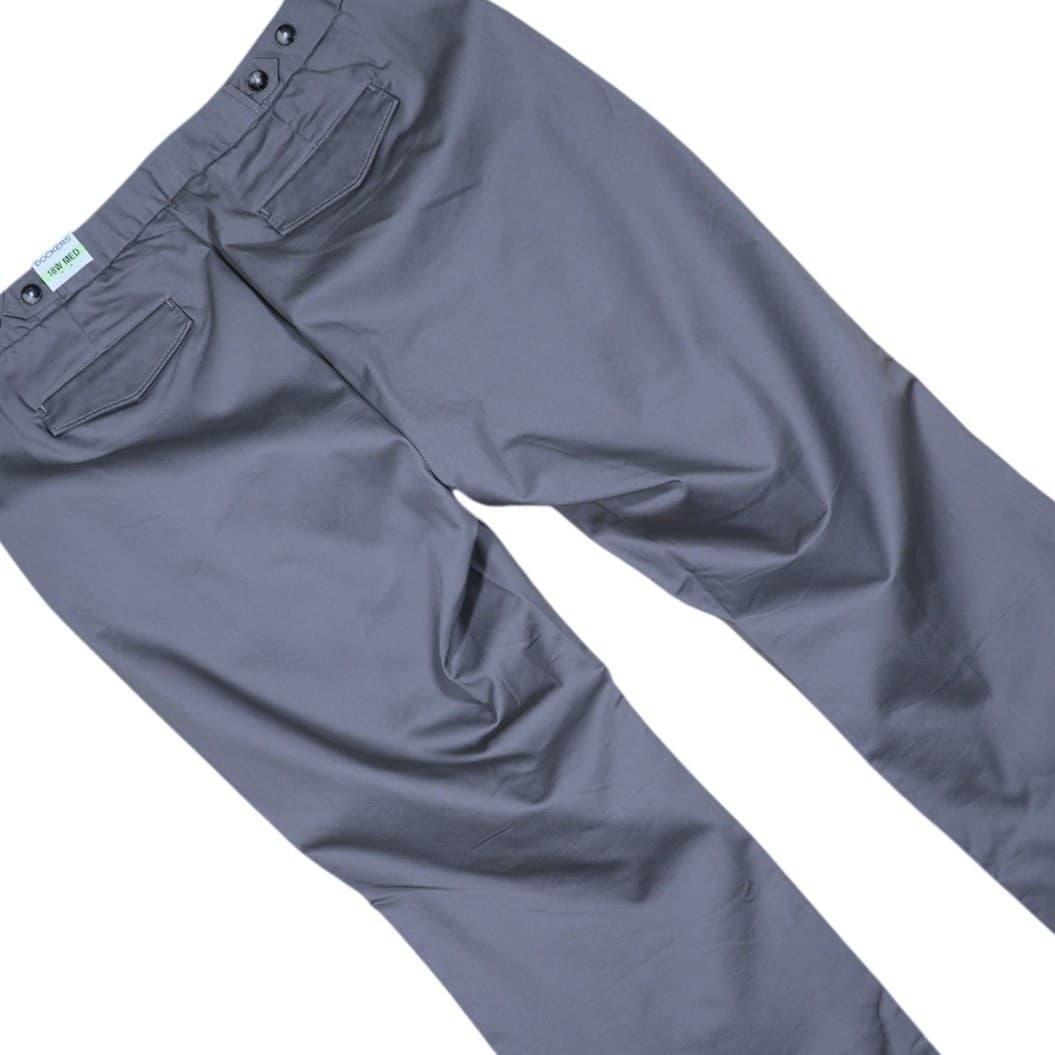 DOCKERS Womens 18W Medium Grey Bootcut Dress Pants Mid Rise Stretch NWT - Thumbnail 4