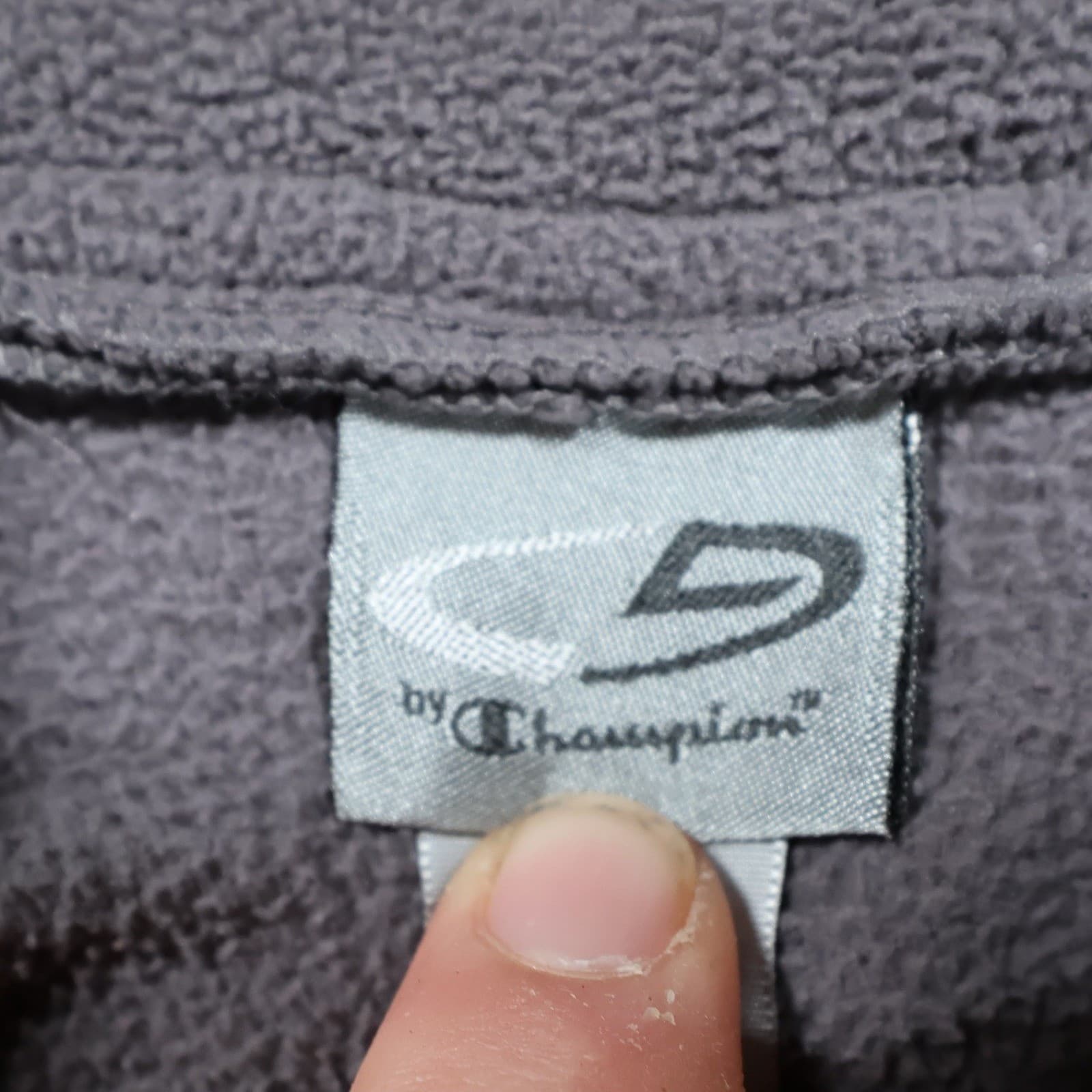 C9 by Champion Quarter Zip Pullover Mens XL Gray Excellent Mock Neck Fleece - Thumbnail 7