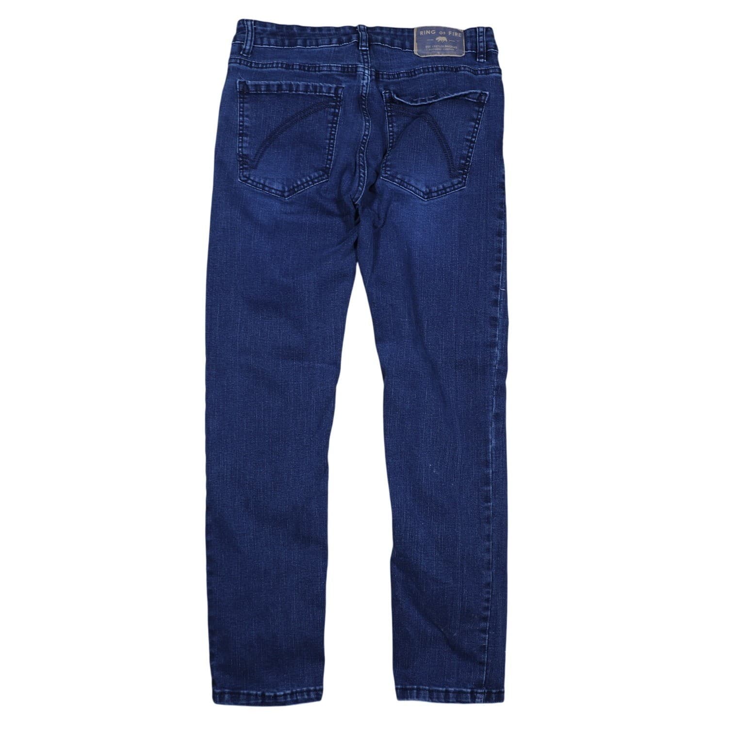 Ring of Fire Slim Fit Dark WaWsh Denim Jeans Men's Size 30 Waist 30 Length - Thumbnail 2