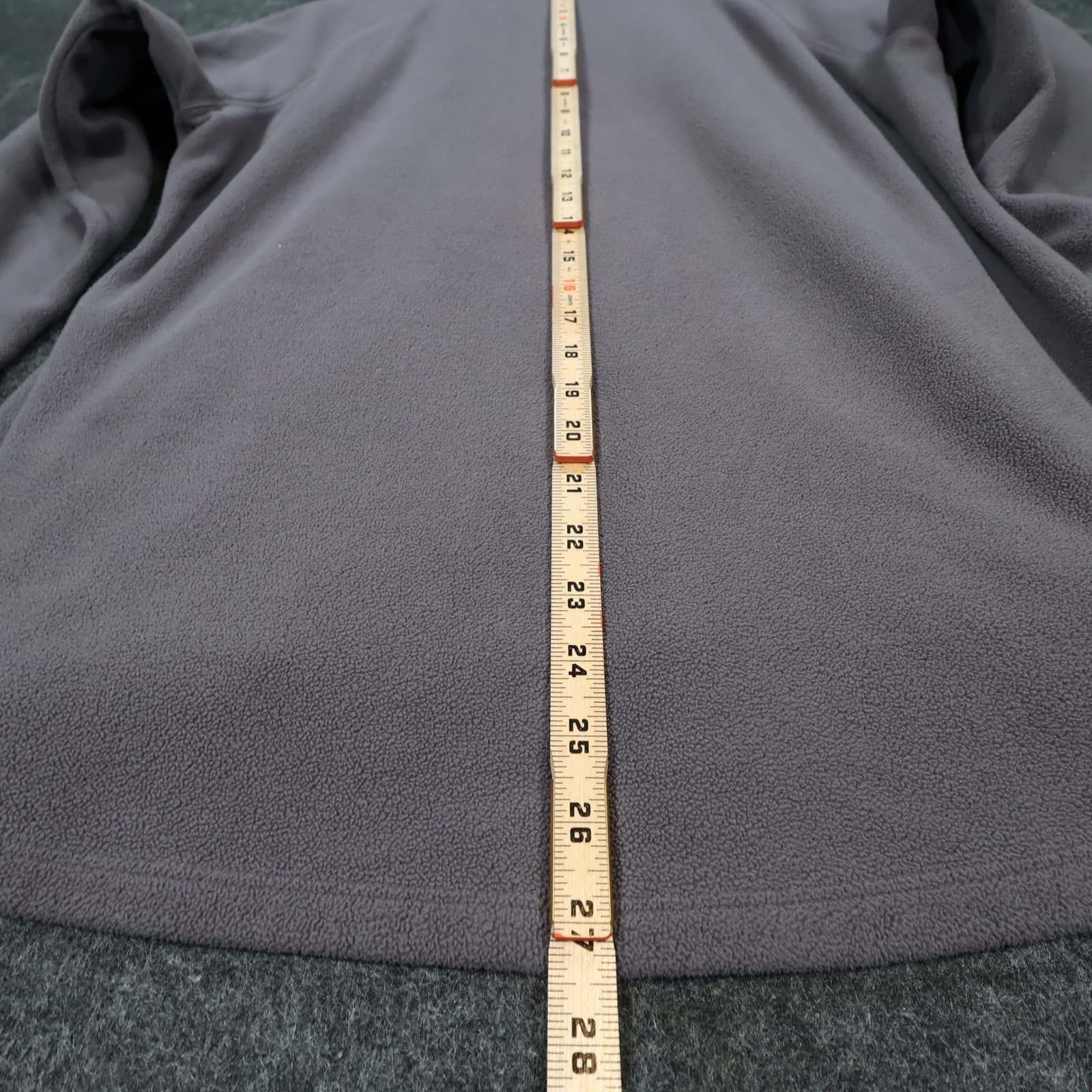 C9 by Champion Quarter Zip Pullover Mens XL Gray Excellent Mock Neck Fleece - Thumbnail 5