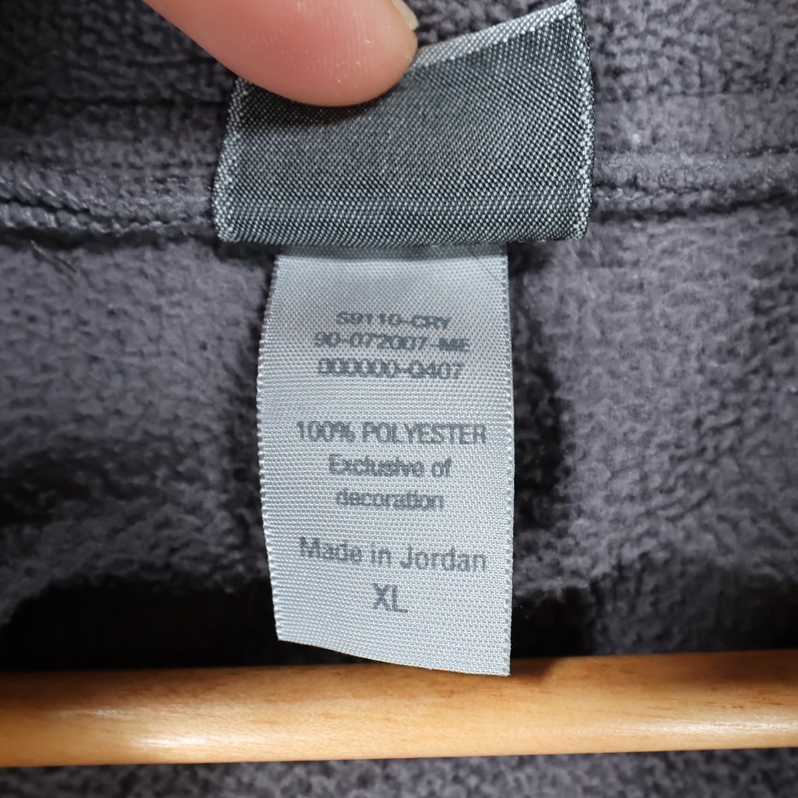 C9 by Champion Quarter Zip Pullover Mens XL Gray Excellent Mock Neck Fleece - Thumbnail 8