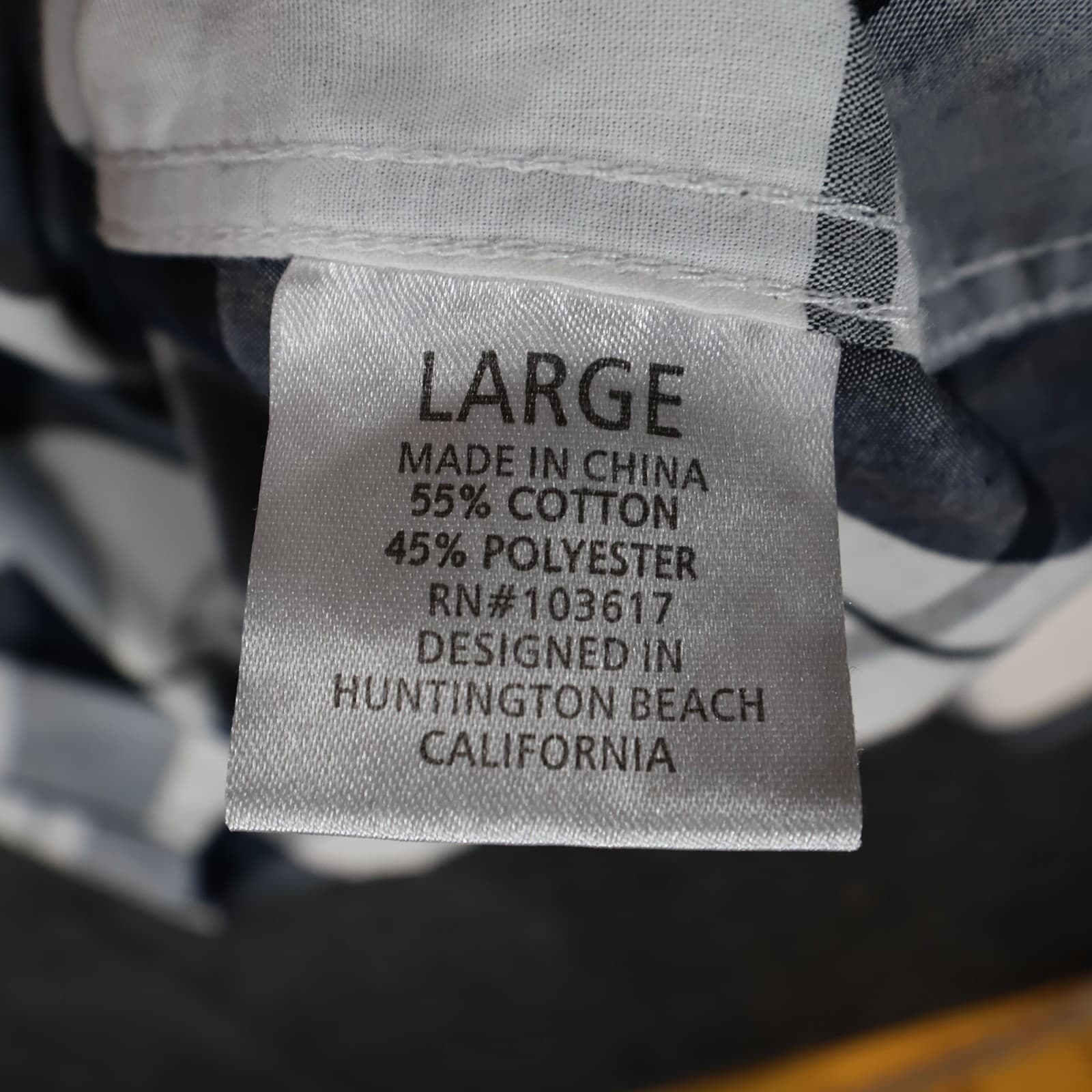 Coastal Western Shirt Mens Large Blue Plaid Excellent Snap Front - Thumbnail 8