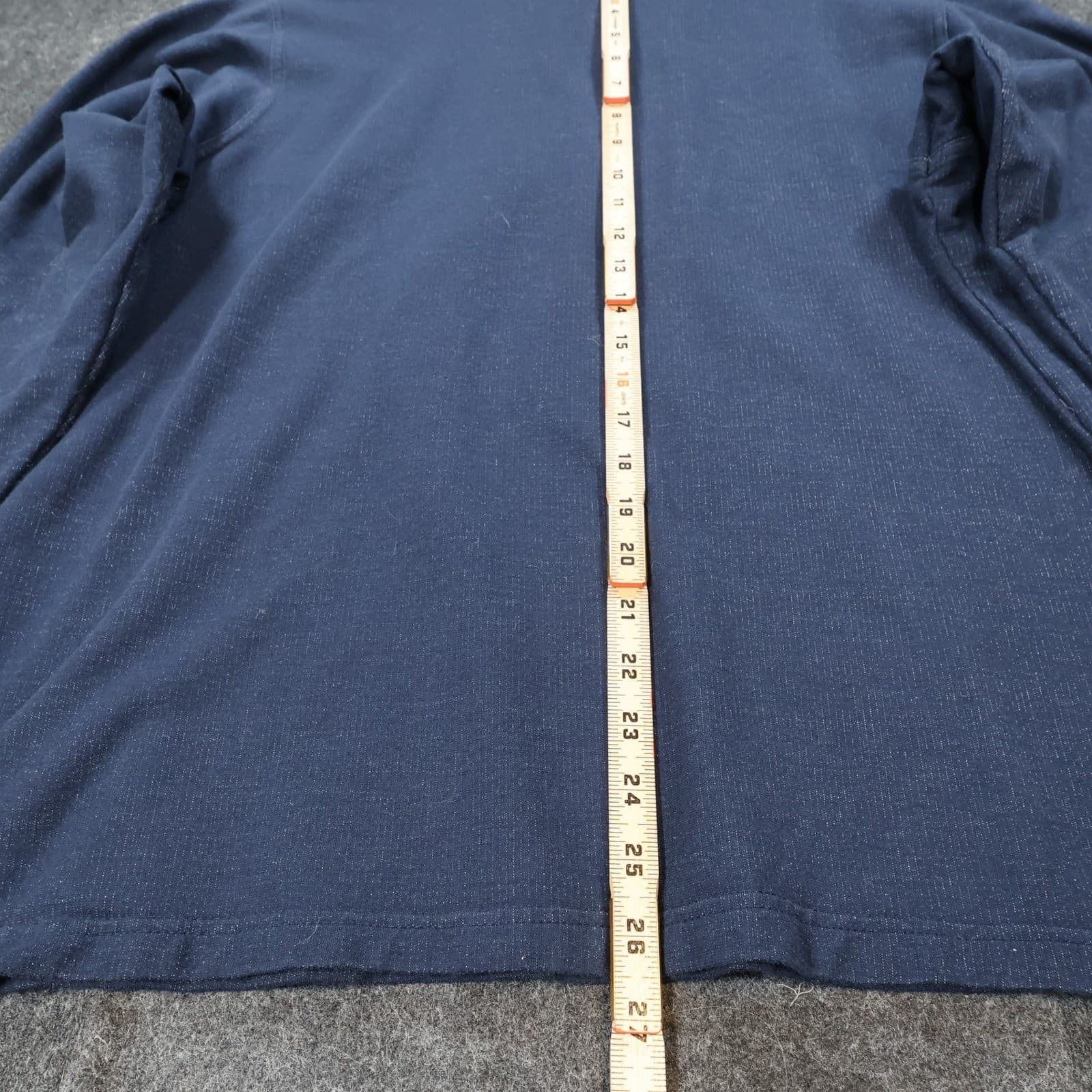Columbia Quarter Zip Pullover Mens XL Blue Excellent Omni-Wick AM0081 - Thumbnail 6