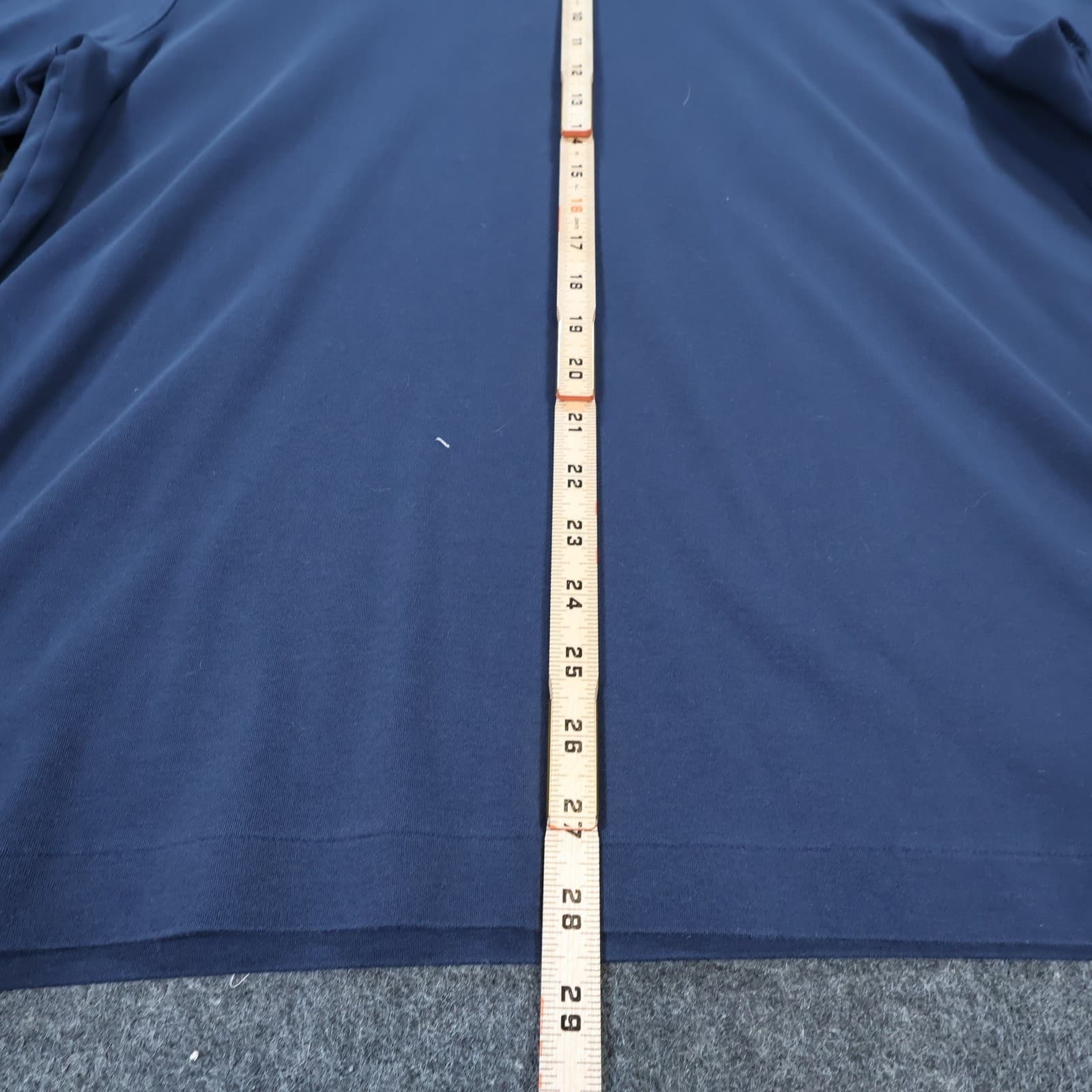 Lands End Polo Mens XL Blue Excellent Pima Cotton Short Sleeve - Thumbnail 5