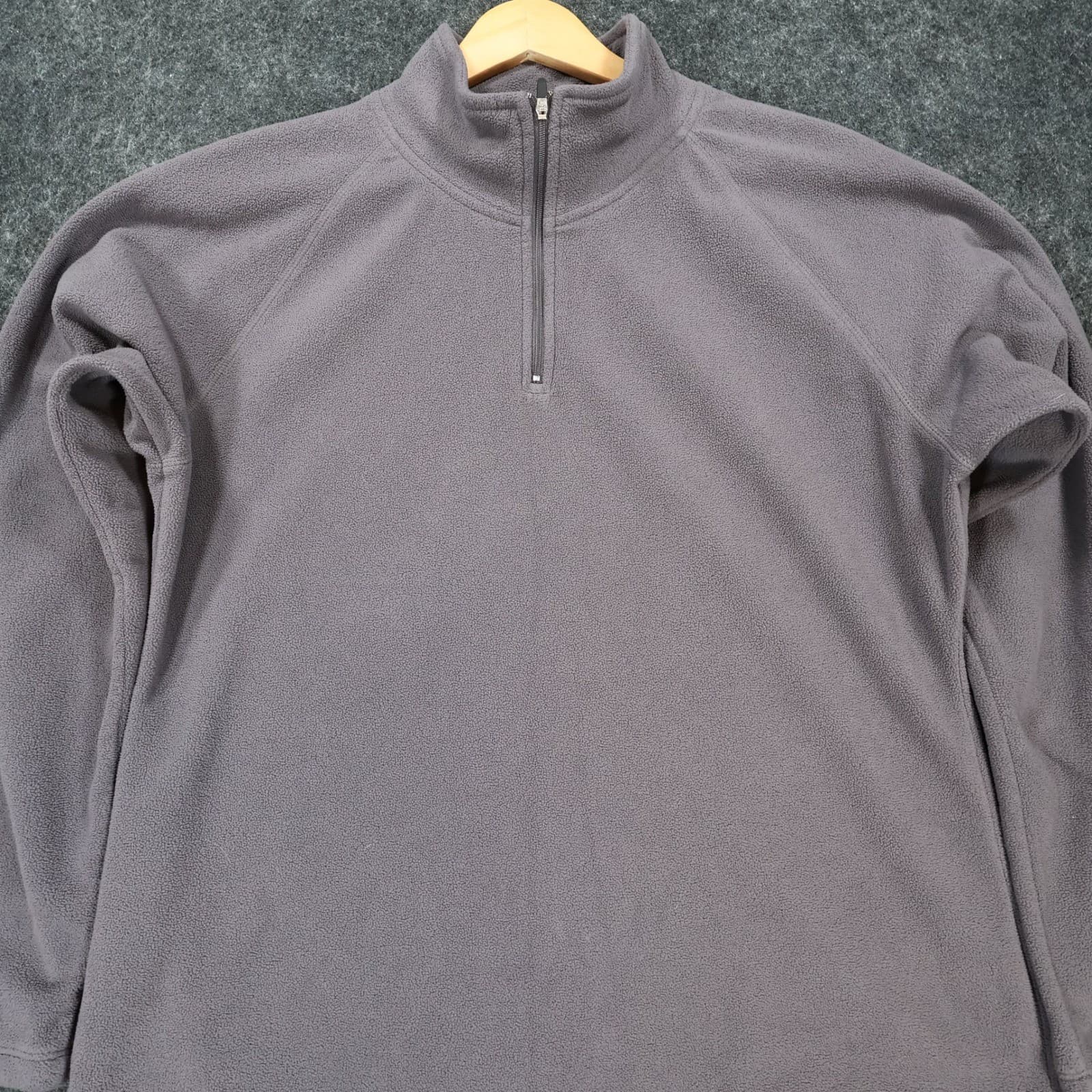 C9 by Champion Quarter Zip Pullover Mens XL Gray Excellent Mock Neck Fleece - Thumbnail 9