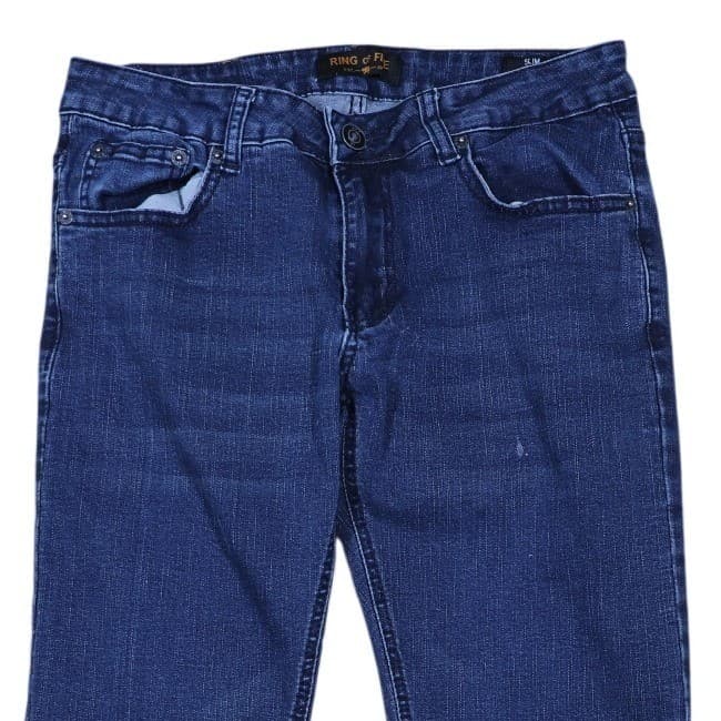 Ring of Fire Slim Fit Dark WaWsh Denim Jeans Men's Size 30 Waist 30 Length - Thumbnail 3