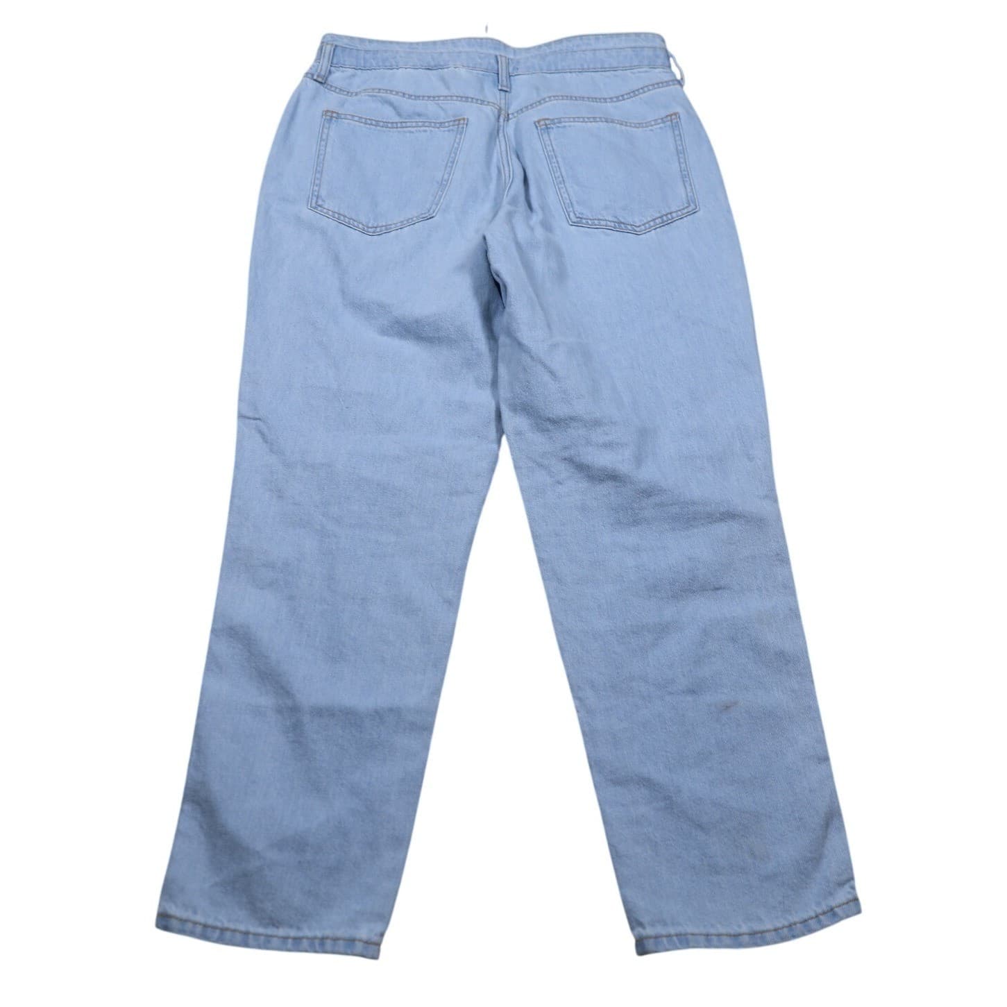 ARIZONA JEAN CO Womens Light Wash Denim Jeans Size 13 High Rise Straight Leg - Thumbnail 6