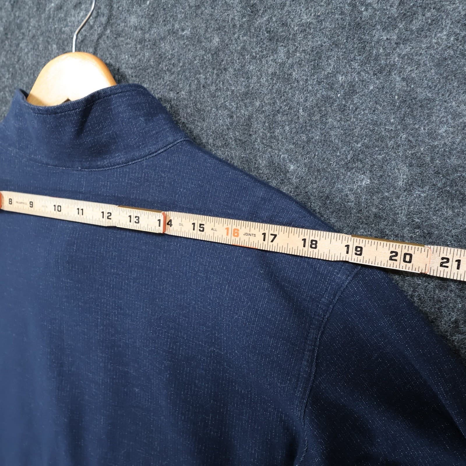 Columbia Quarter Zip Pullover Mens XL Blue Excellent Omni-Wick AM0081 - Thumbnail 5