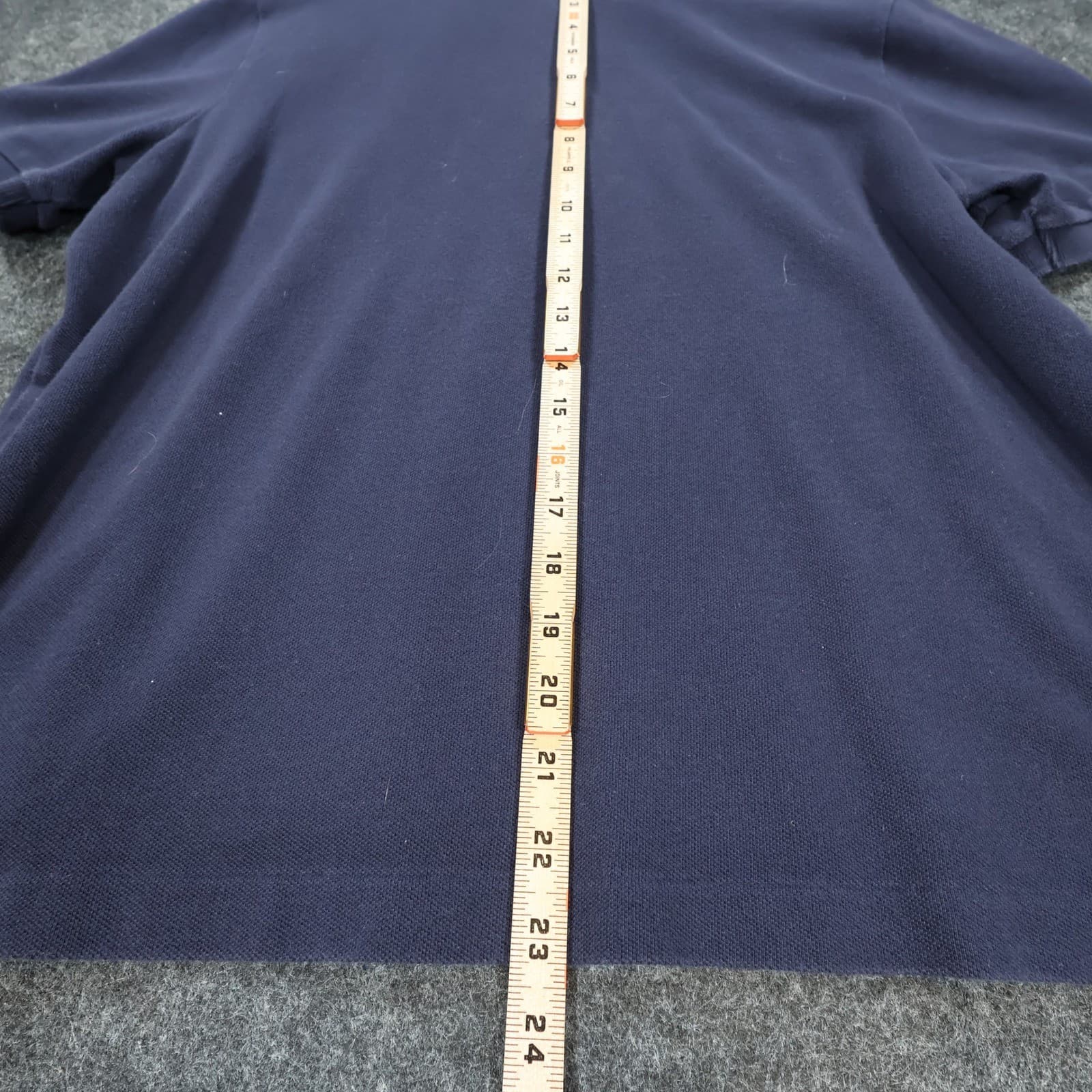 Lauren Ralph Lauren Polo Mens L Blue Excellent Short Sleeve Pique Cotton - Thumbnail 5