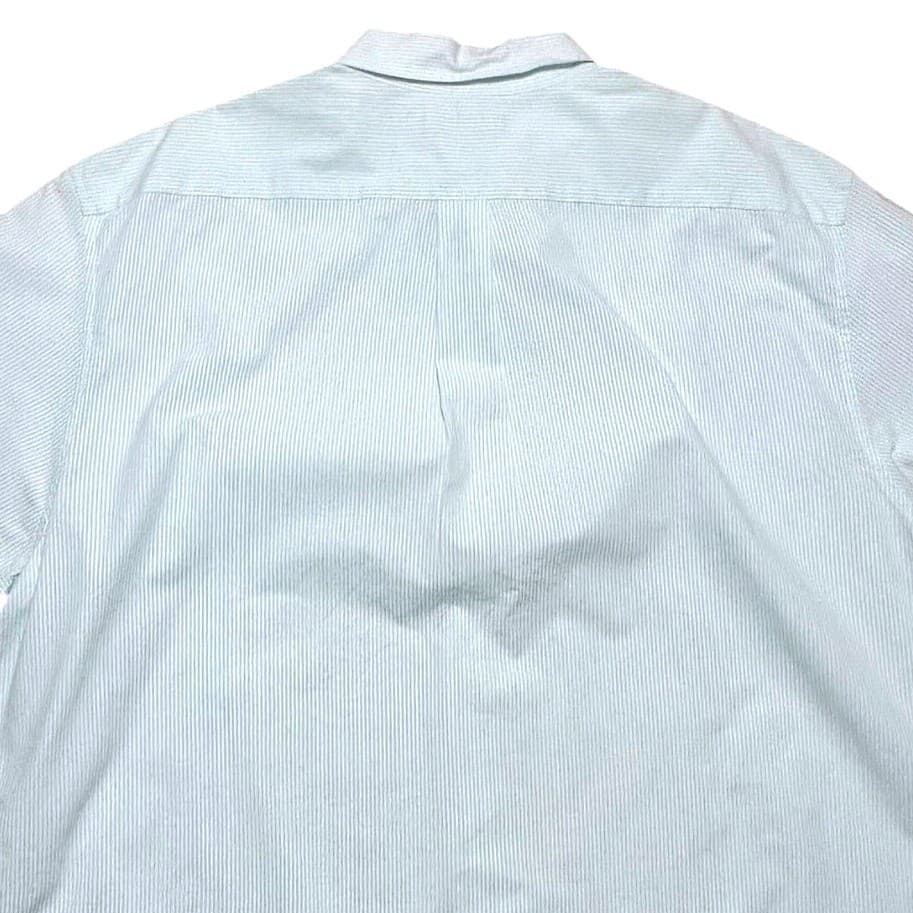 Roundtree & Yorke Mens XXL Short Sleeve Button Down Shirt Stripe - Thumbnail 6