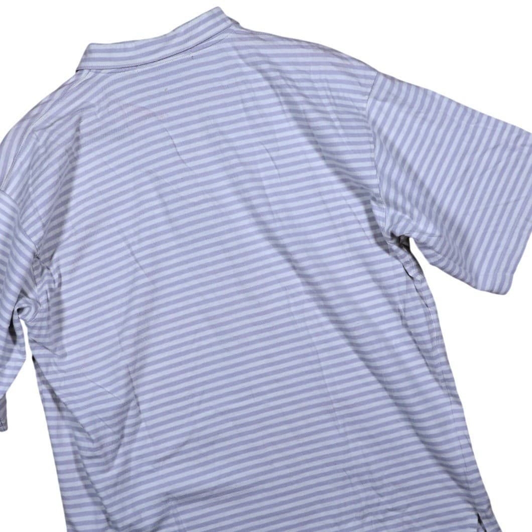 Wimbledon Collection Racquet Club Mens Striped Polo Shirt Short Sleeve Size L - Thumbnail 4