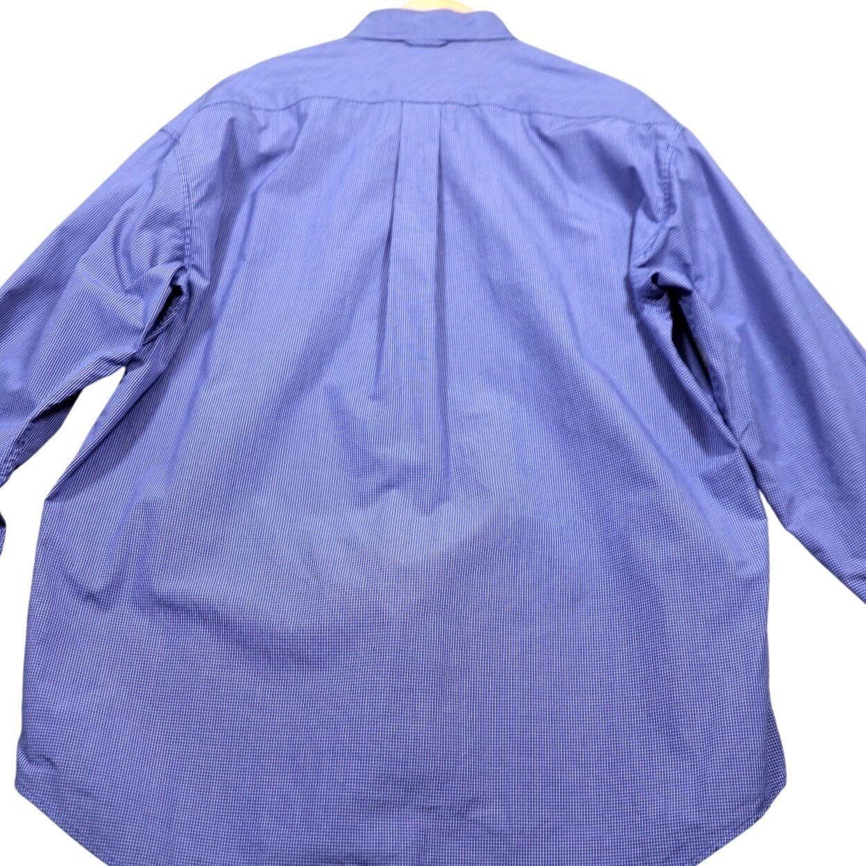 Tommy Hilfiger Golf Mens Button Down Shirt Long Sleeve Blue Gingham Size Large - Thumbnail 6