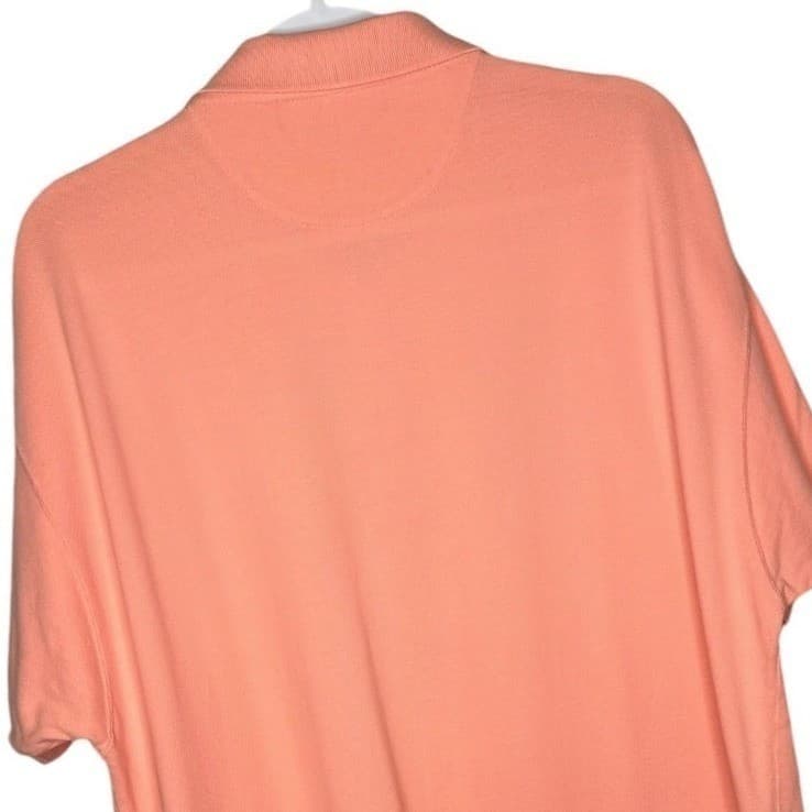 Van Heusen Men's Coral Short Sleeve Polo Shirt Size XXL Cotton - Thumbnail 3