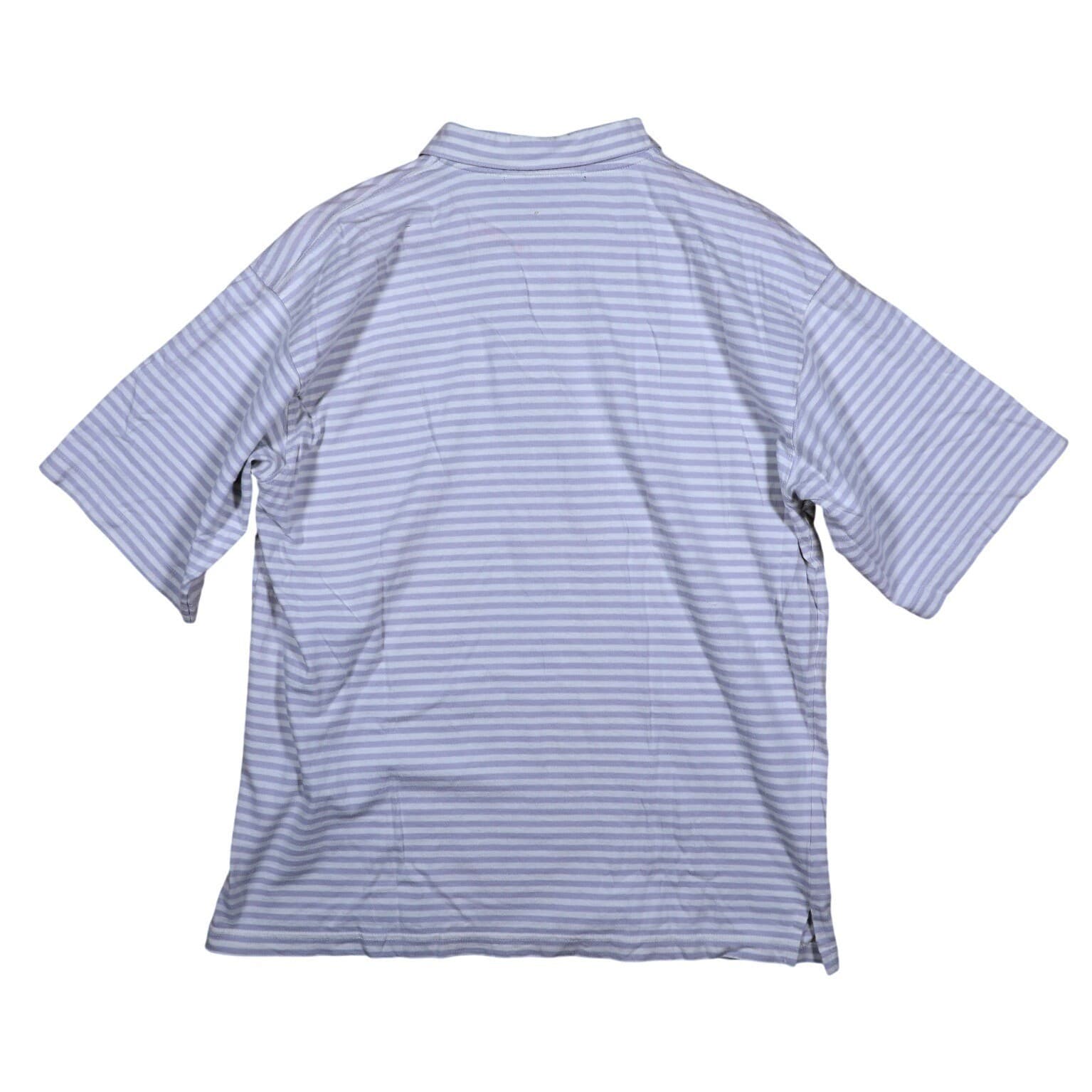 Wimbledon Collection Racquet Club Mens Striped Polo Shirt Short Sleeve Size L - Thumbnail 2